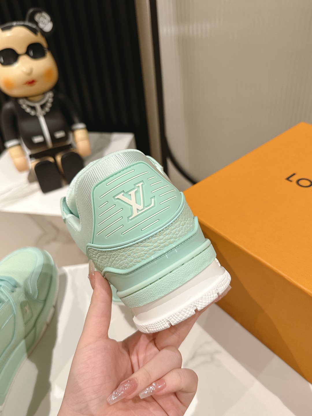 Louis Vuitton Male Board Shoes Mesh M-l