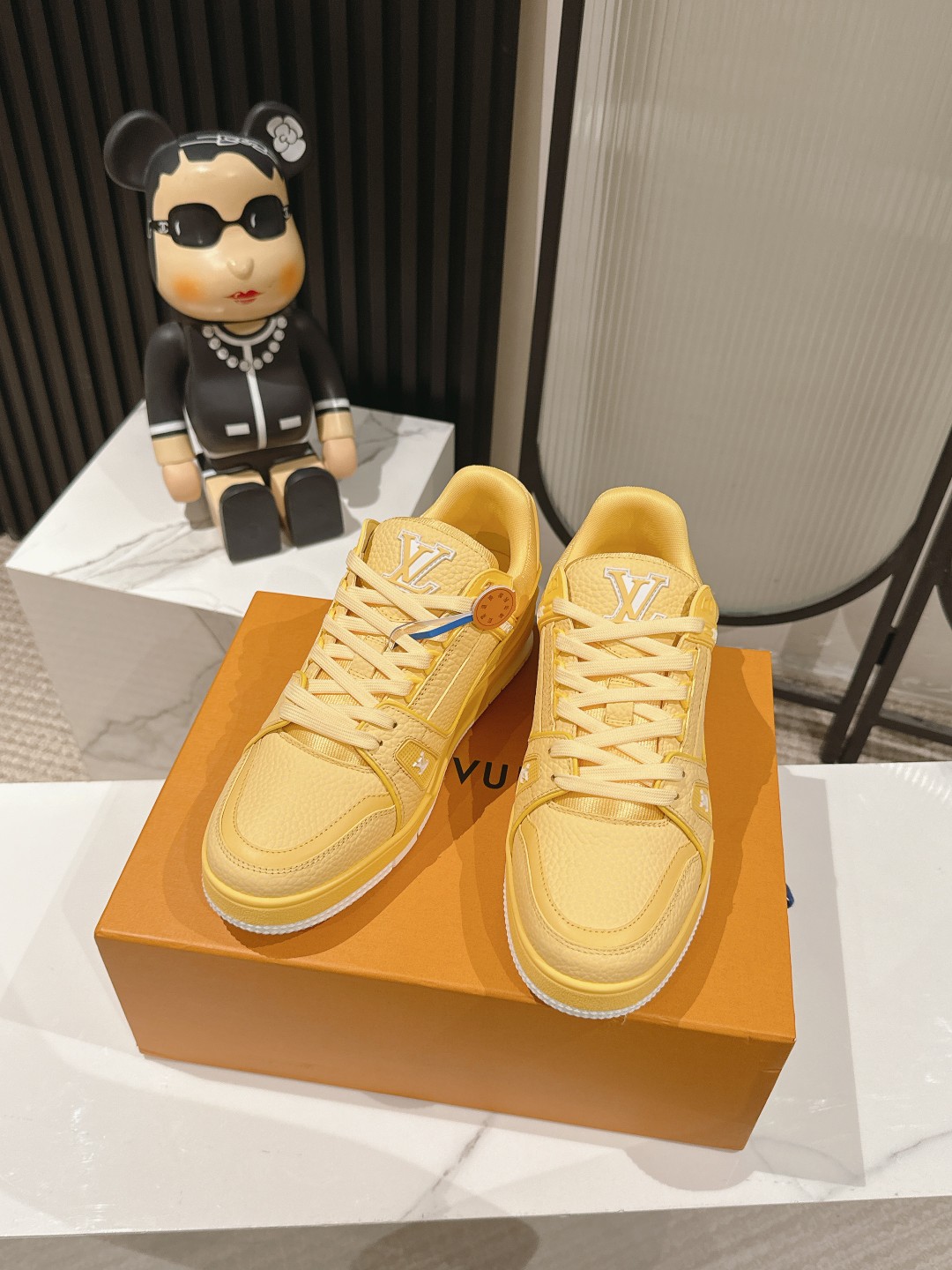 Louis Vuitton Male Board Shoes Mesh M-l