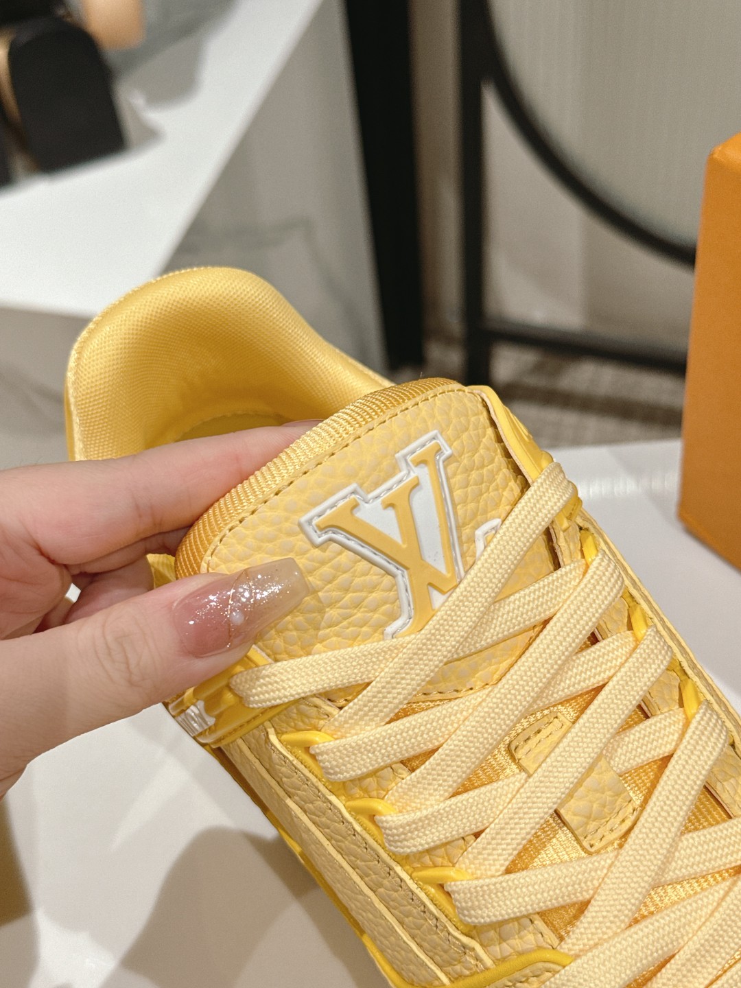 Louis Vuitton Male Board Shoes Mesh M-l