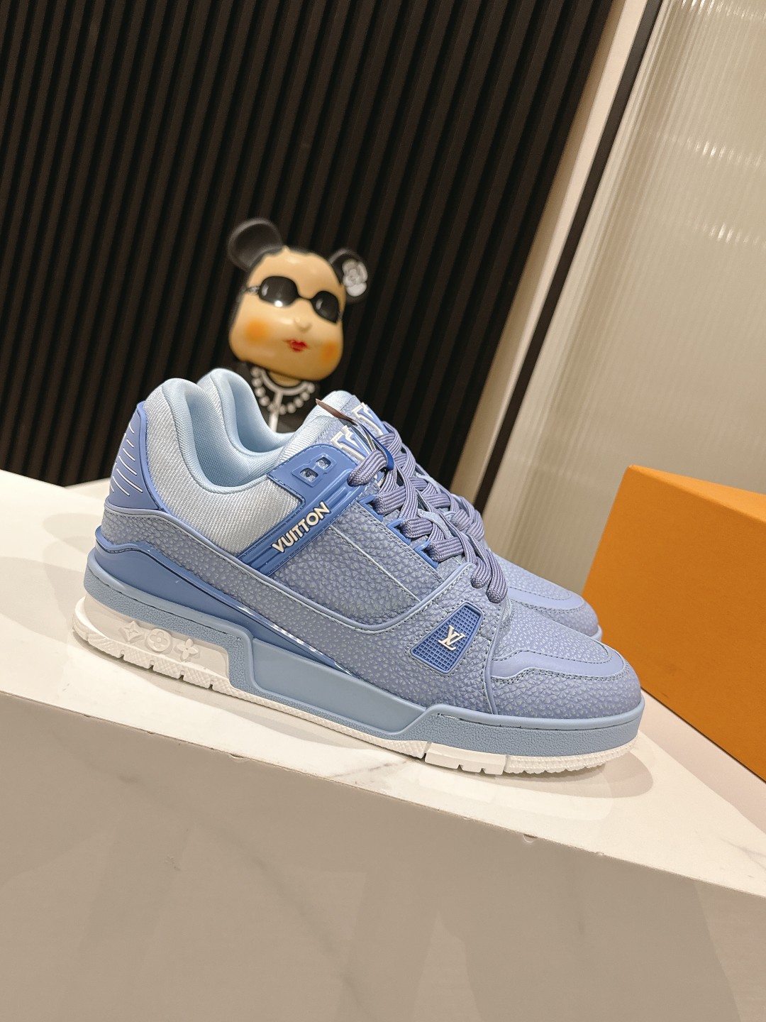 Louis Vuitton Male Board Shoes Mesh M-l