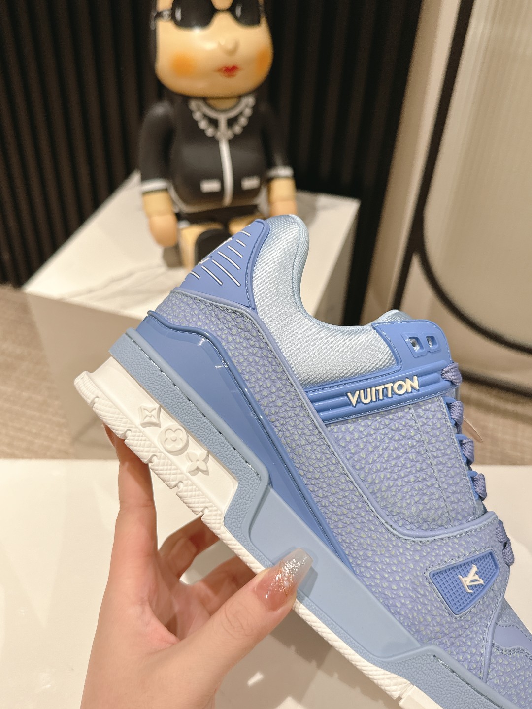 Louis Vuitton Male Board Shoes Mesh M-l