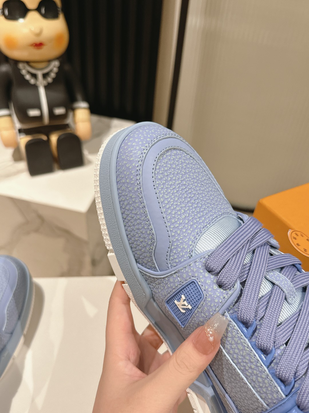 Louis Vuitton Male Board Shoes Mesh M-l