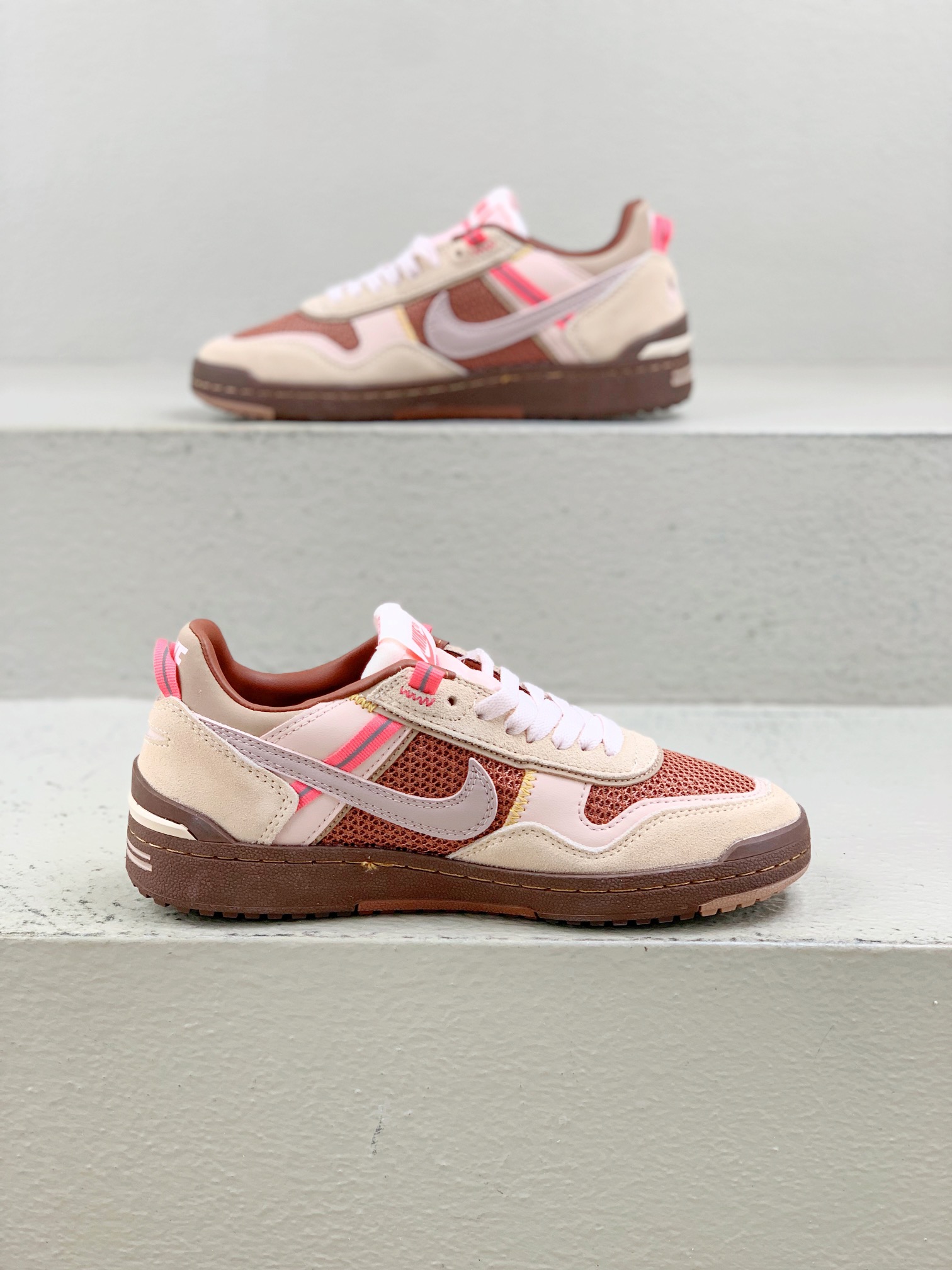 Nike Male Board Shoes Mesh Brown M-l