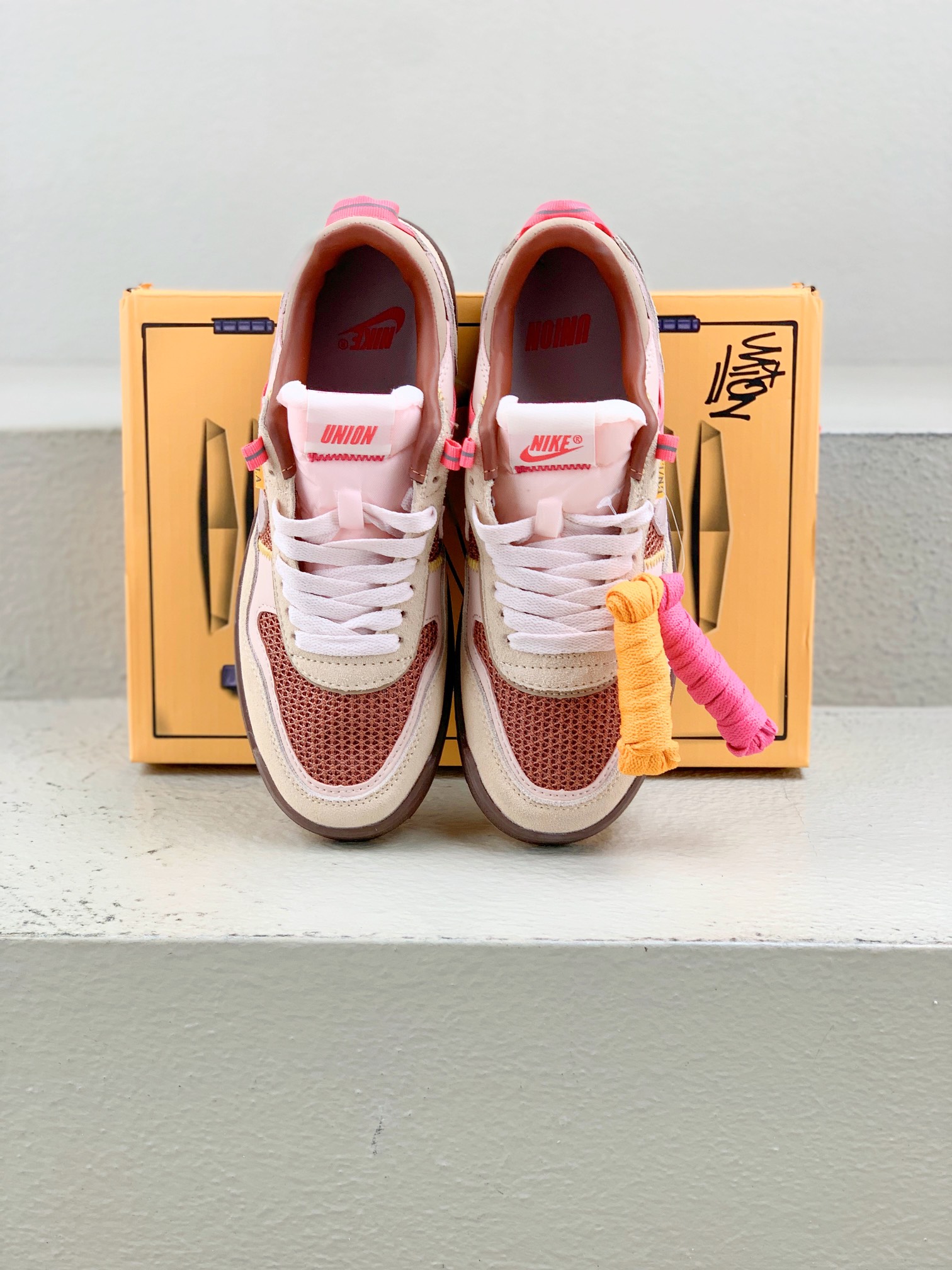 Nike Male Board Shoes Mesh Brown M-l