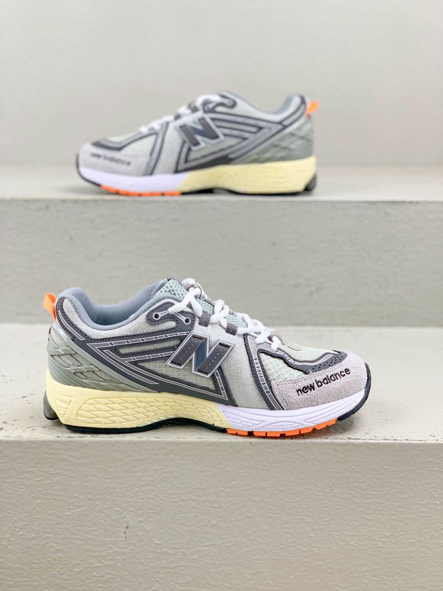 Calvin Klein New Balance Male Running Shoes Mesh Gray Shock Absorbing M-l-s