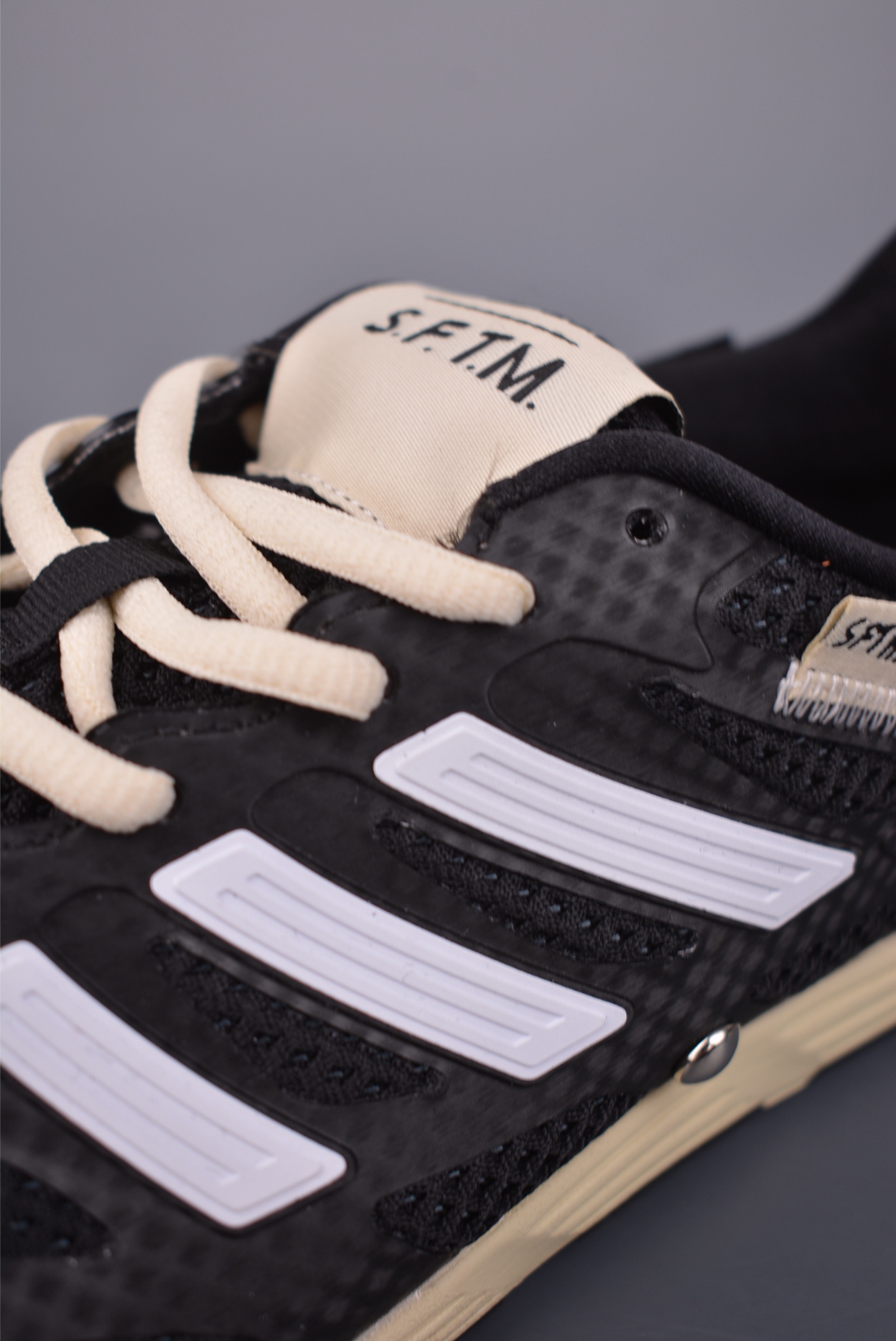 Adidas Running Shoes Mesh Black Breathable M-l-s