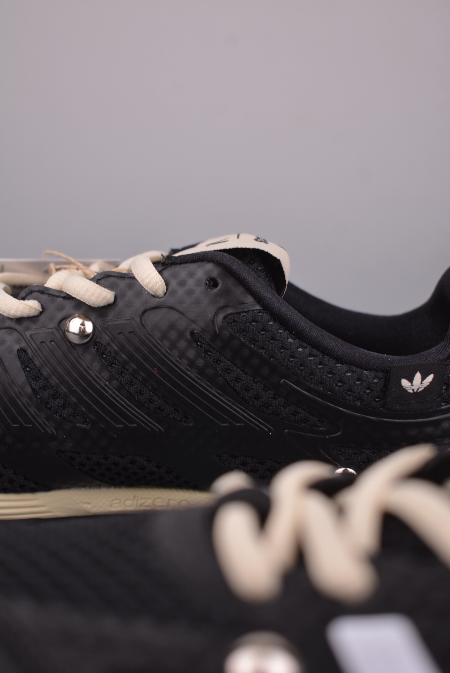 Adidas Running Shoes Mesh Black Breathable M-l-s