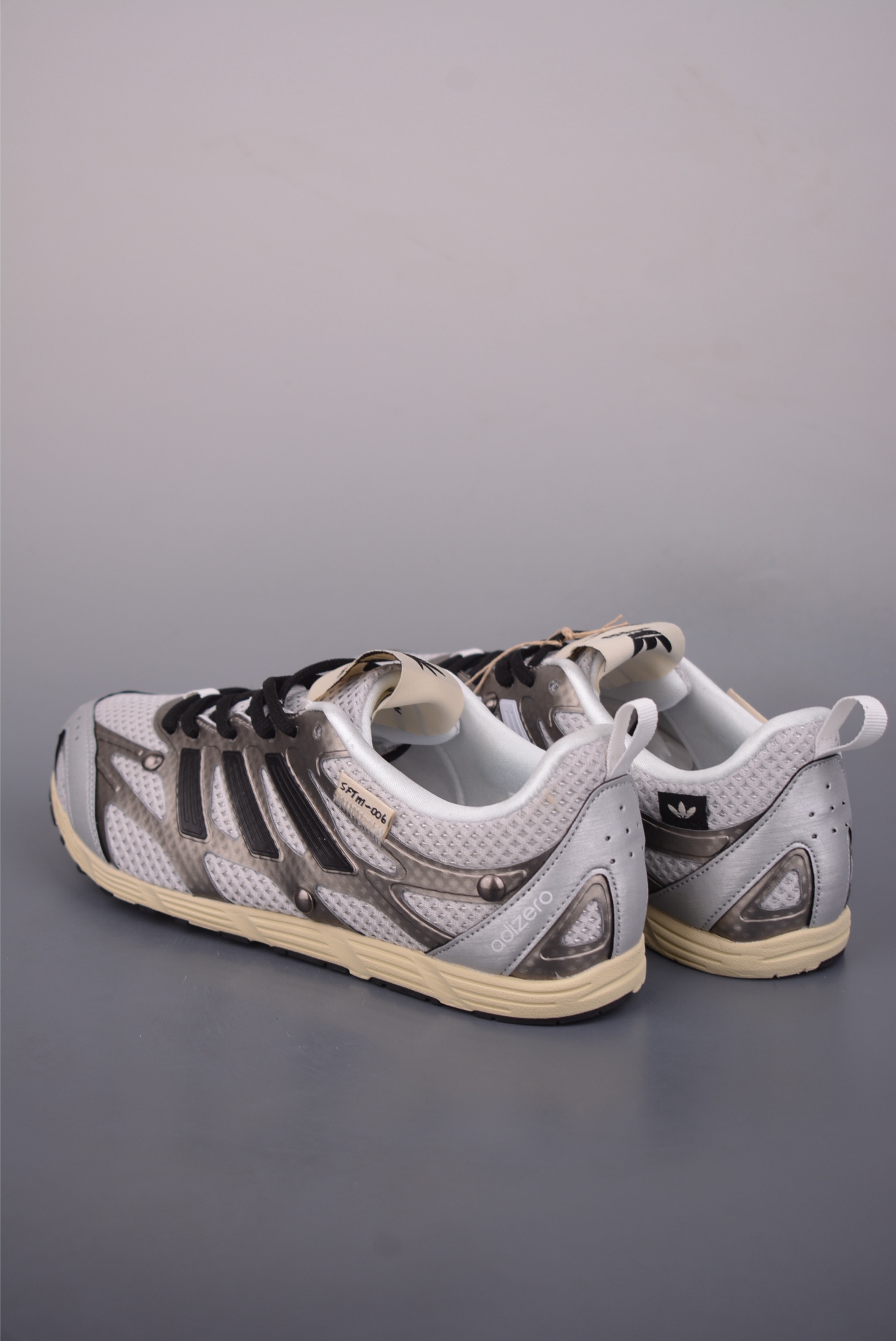 Adidas Running Shoes Mesh Black Breathable M-l-s