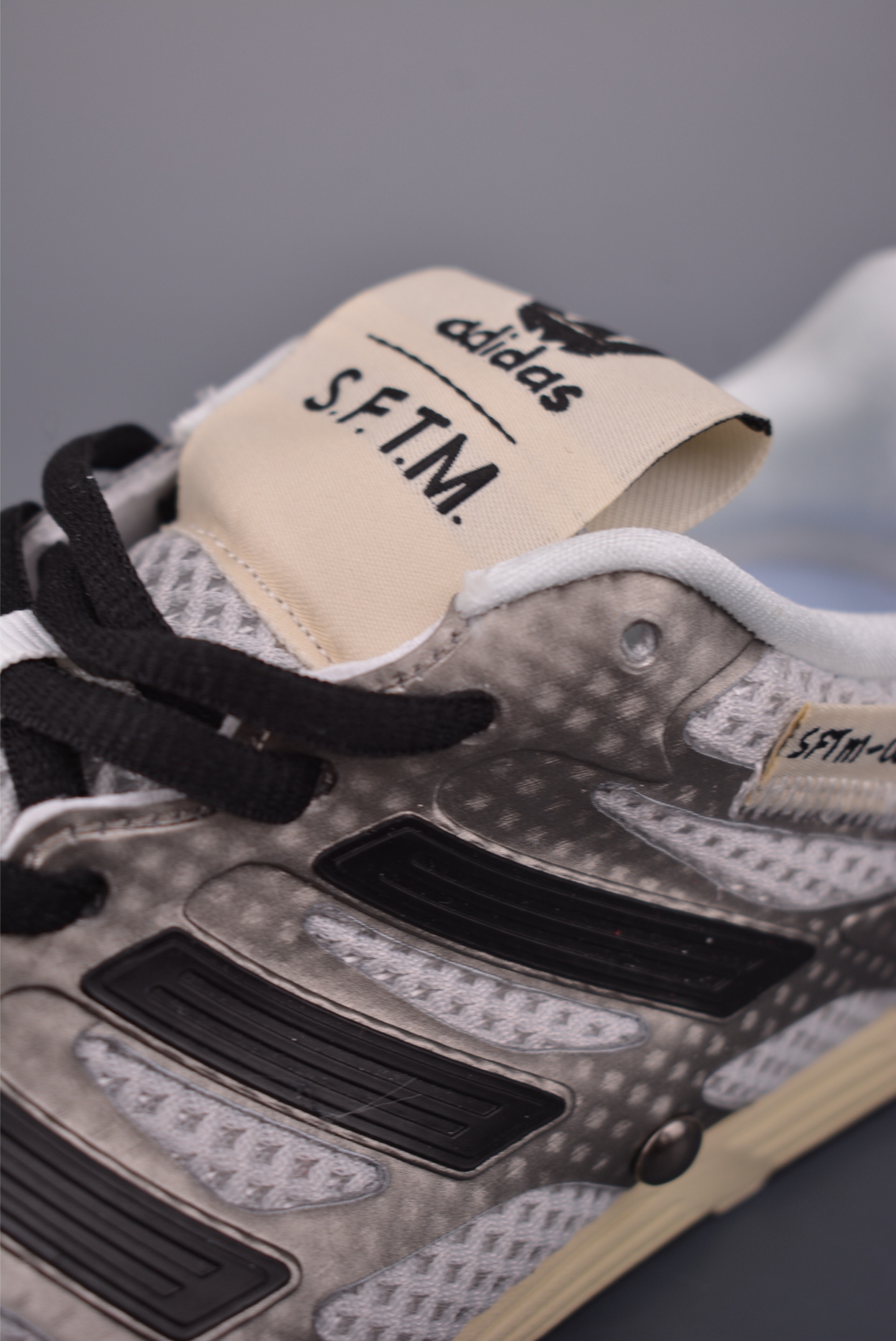 Adidas Running Shoes Mesh Black Breathable M-l-s