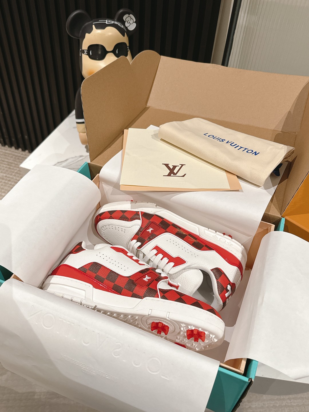 Louis Vuitton Male Board Shoes Breathable M-l-s