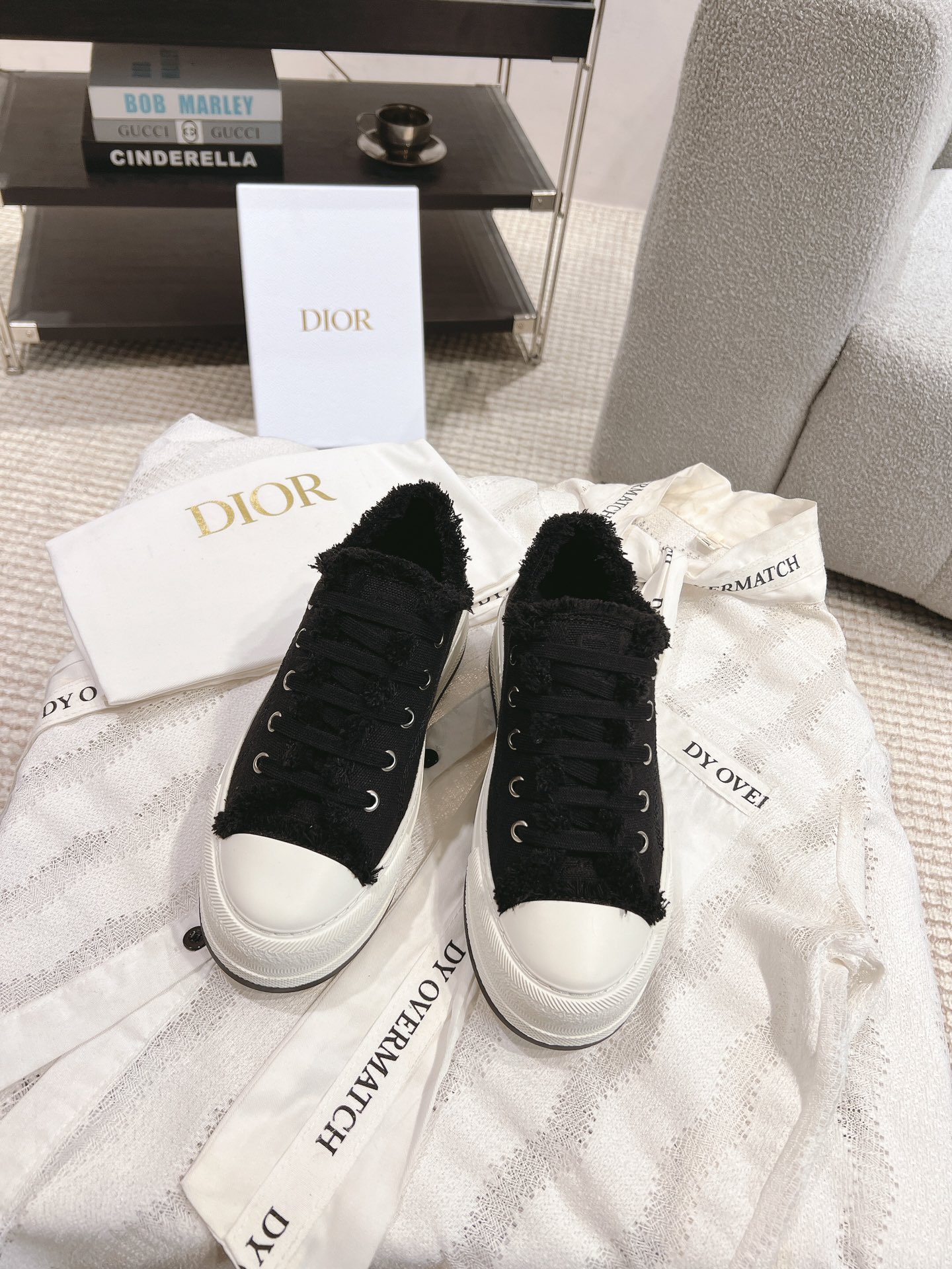 Dior Canvas Shoes Canvas M-l-s