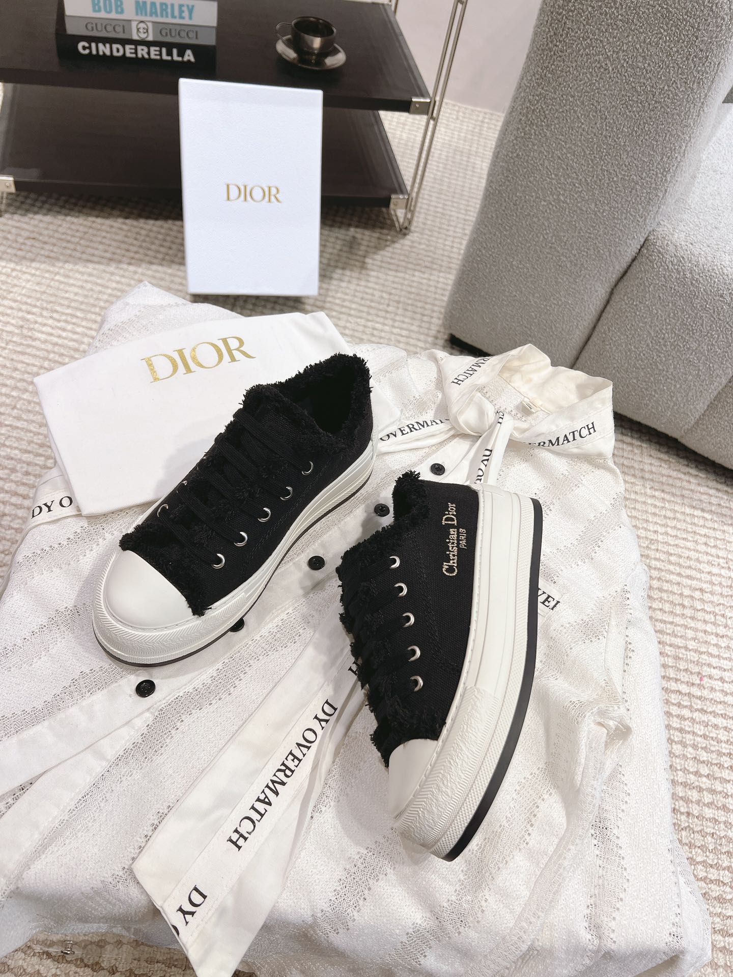 Dior Canvas Shoes Canvas M-l-s