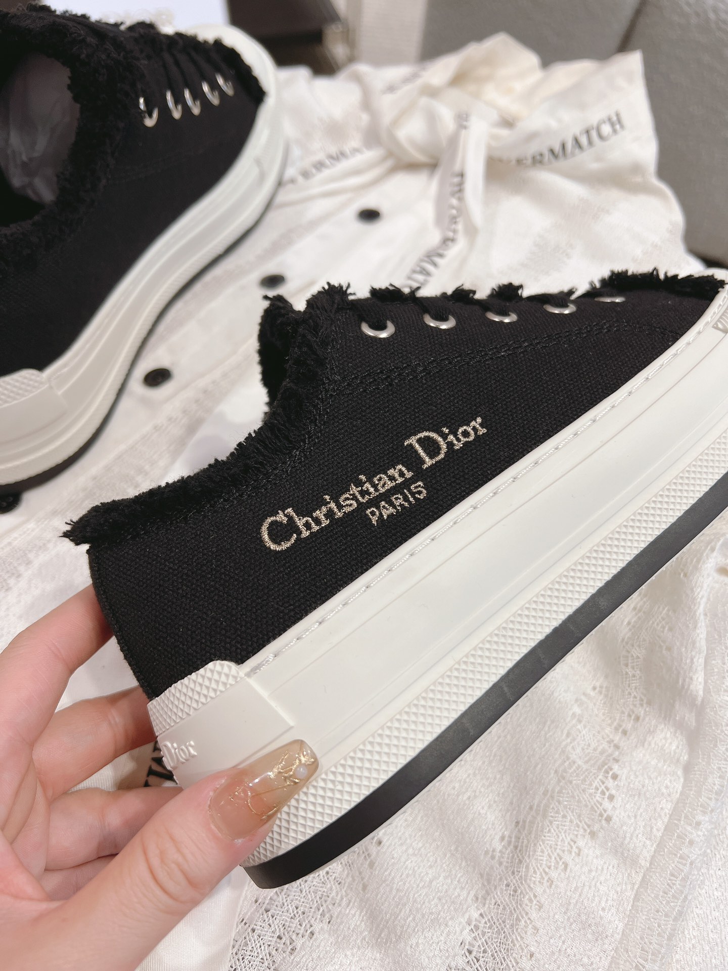 Dior Canvas Shoes Canvas M-l-s