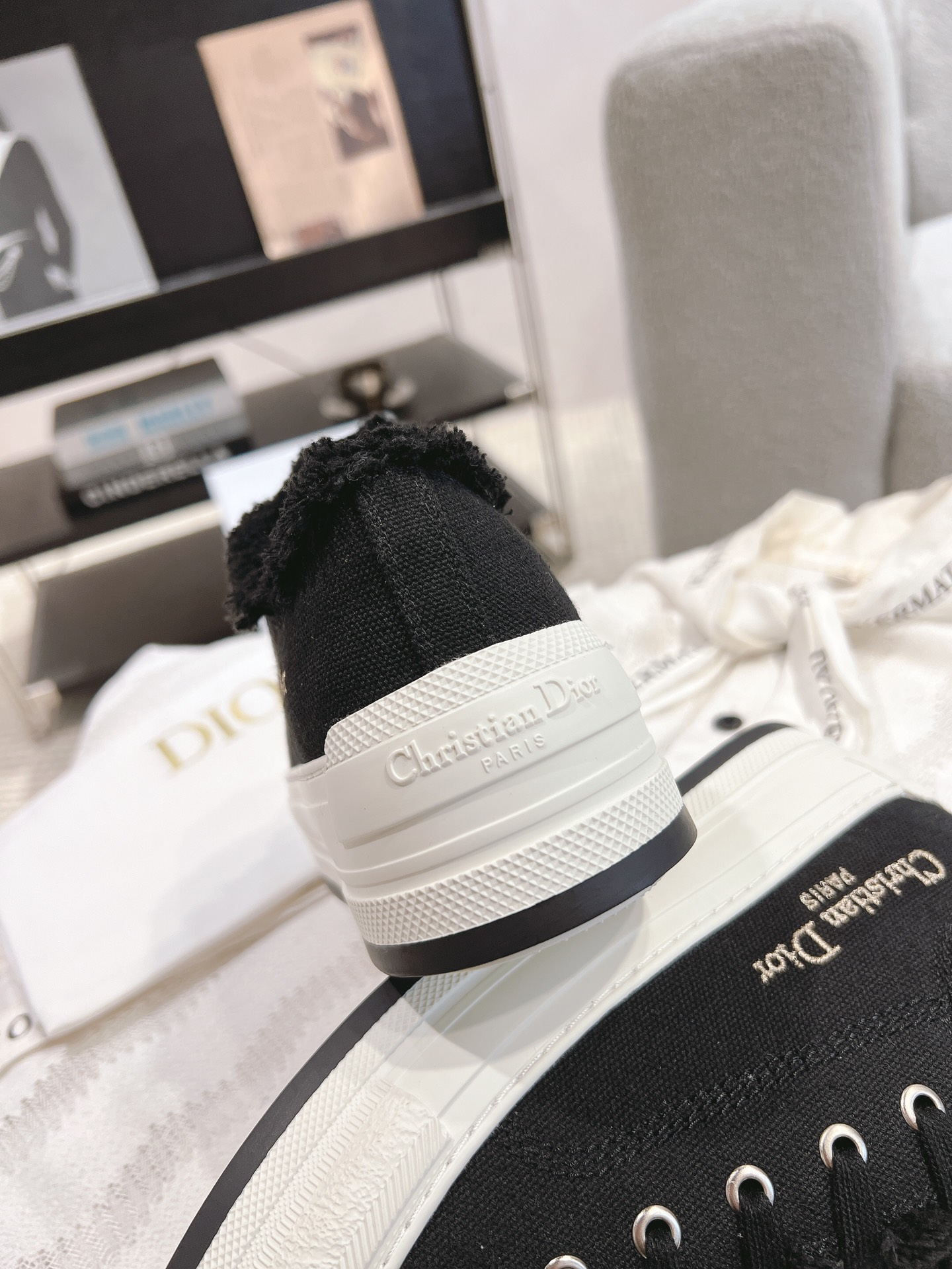 Dior Canvas Shoes Canvas M-l-s