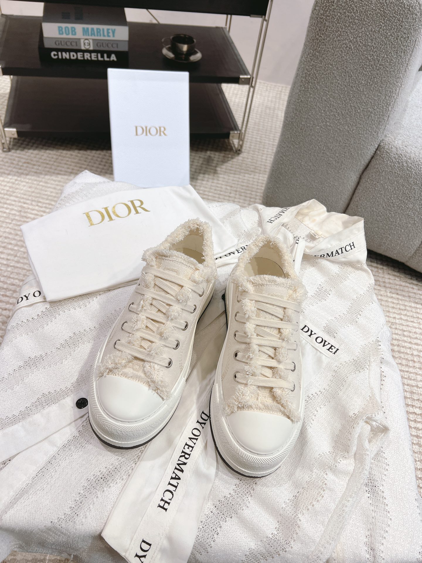 Dior Canvas Shoes Canvas M-l-s