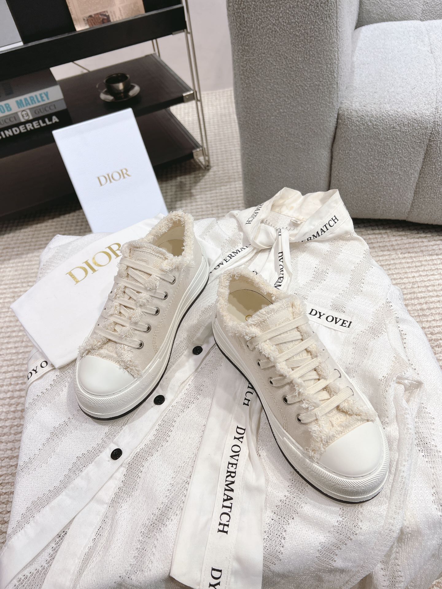 Dior Canvas Shoes Canvas M-l-s