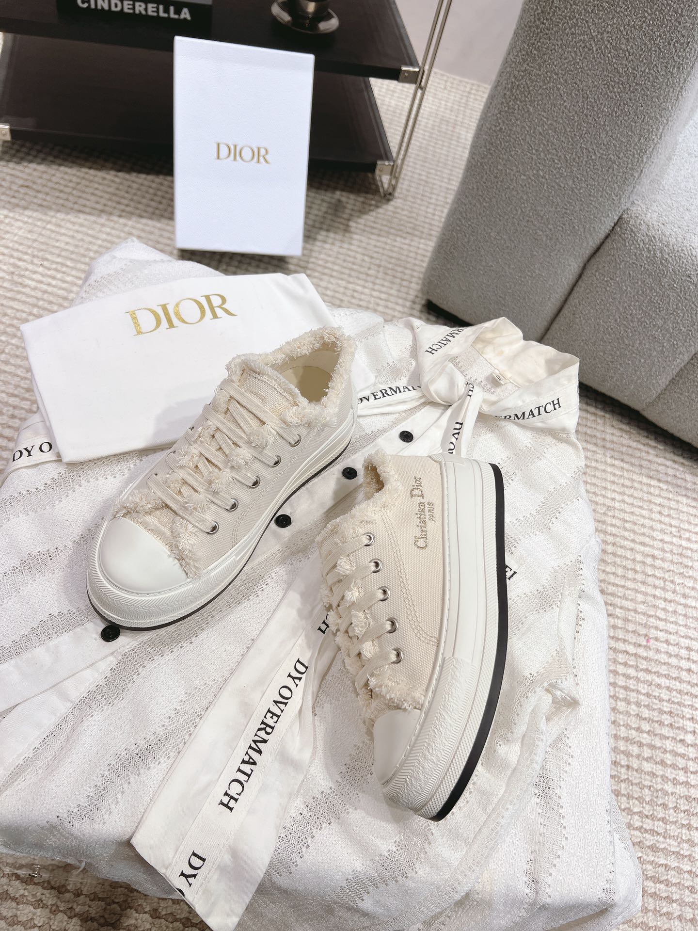 Dior Canvas Shoes Canvas M-l-s