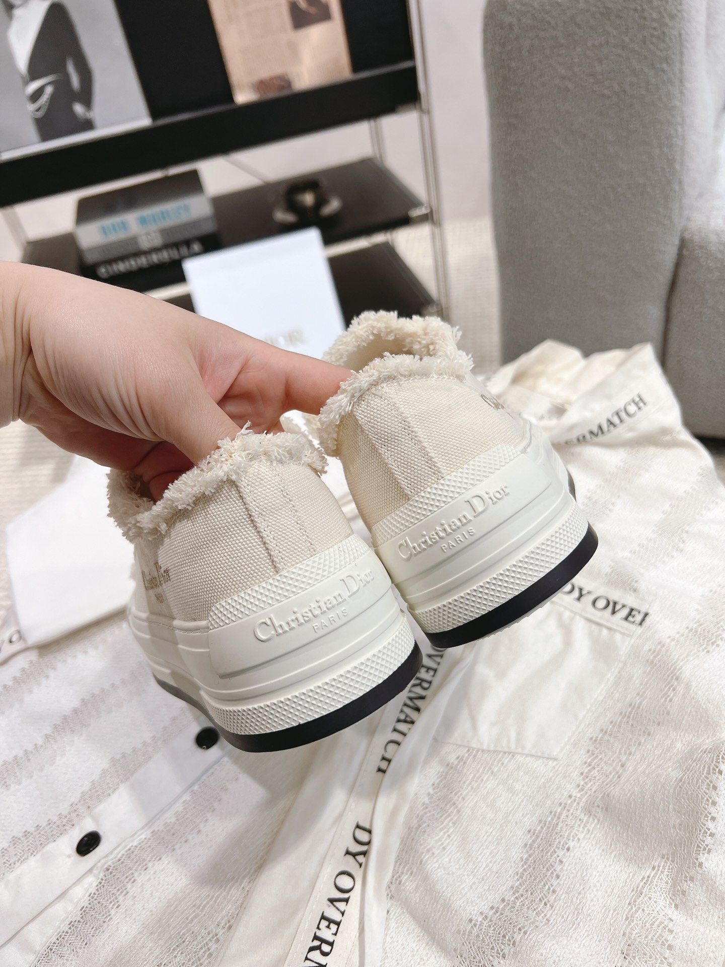 Dior Canvas Shoes Canvas M-l-s