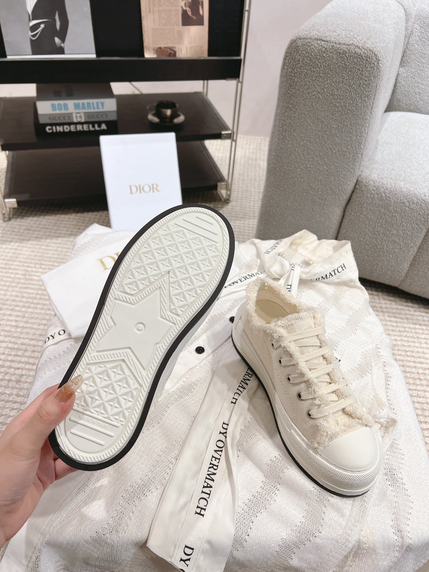 Dior Canvas Shoes Canvas M-l-s