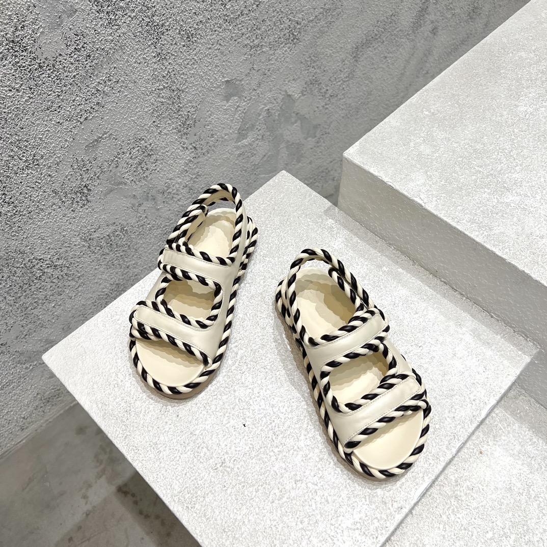 Bottega Veneta Calvin Klein Female Sandals Black M-l-s