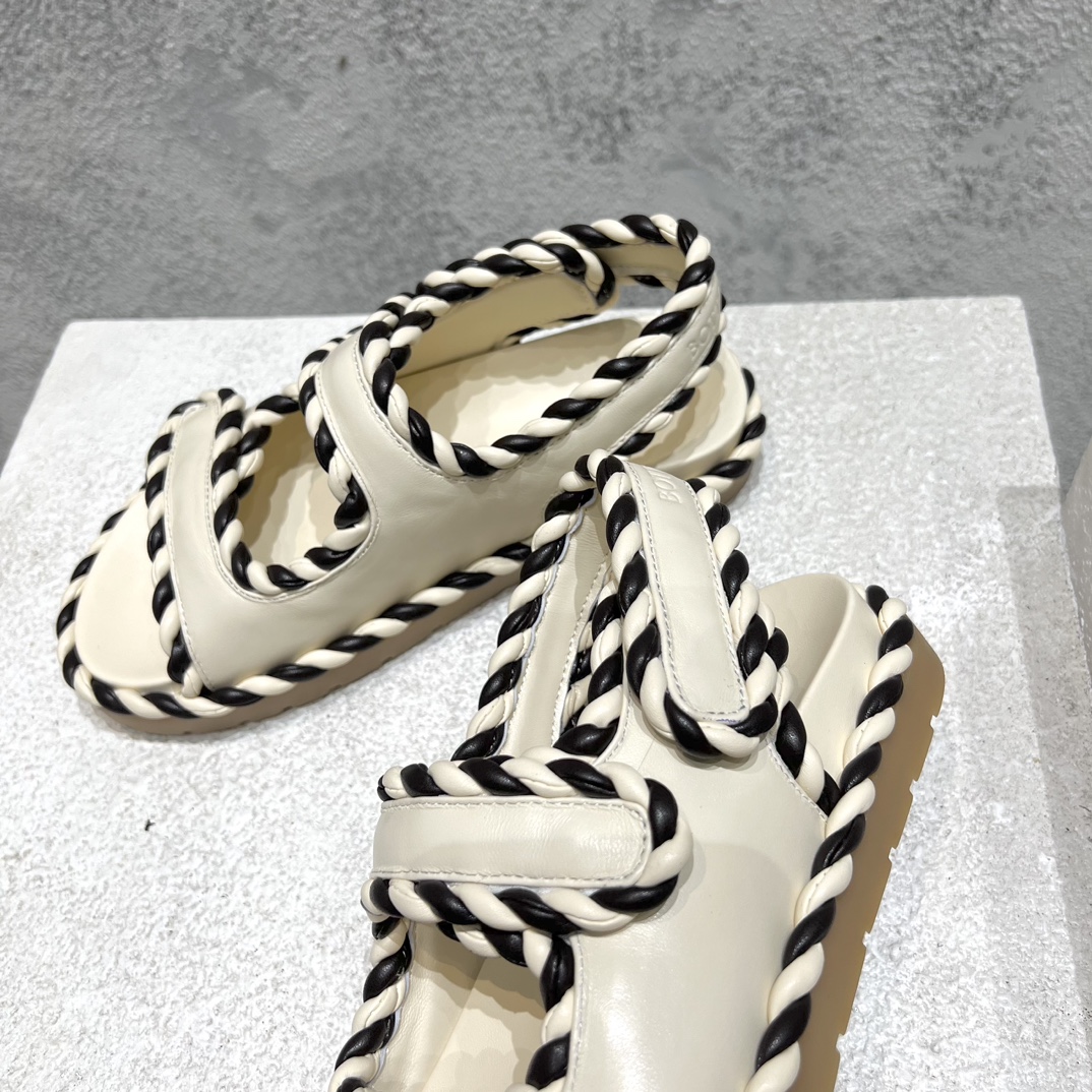 Bottega Veneta Calvin Klein Female Sandals Black M-l-s