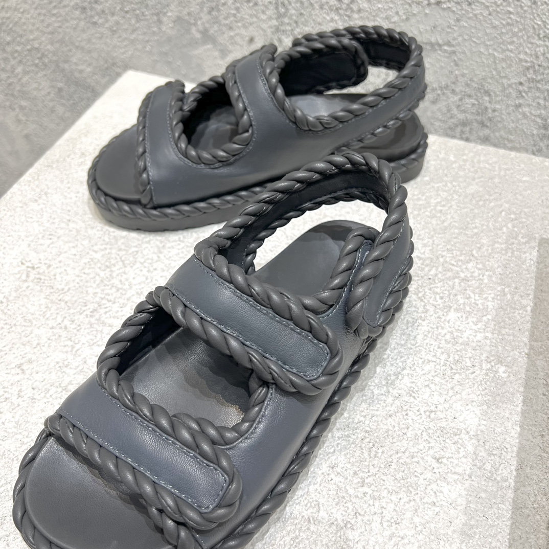 Bottega Veneta Calvin Klein Female Sandals Black M-l-s