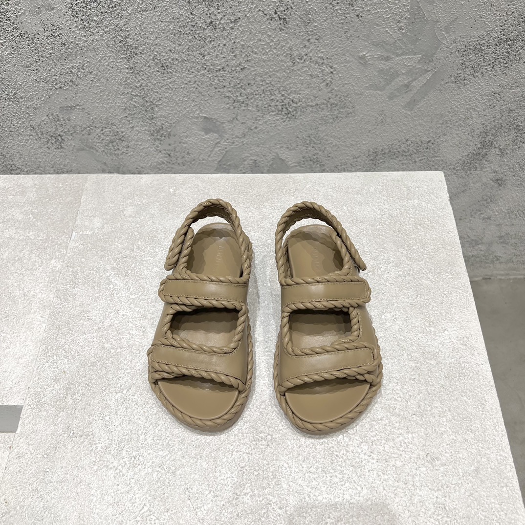 Bottega Veneta Calvin Klein Female Sandals Black M-l-s