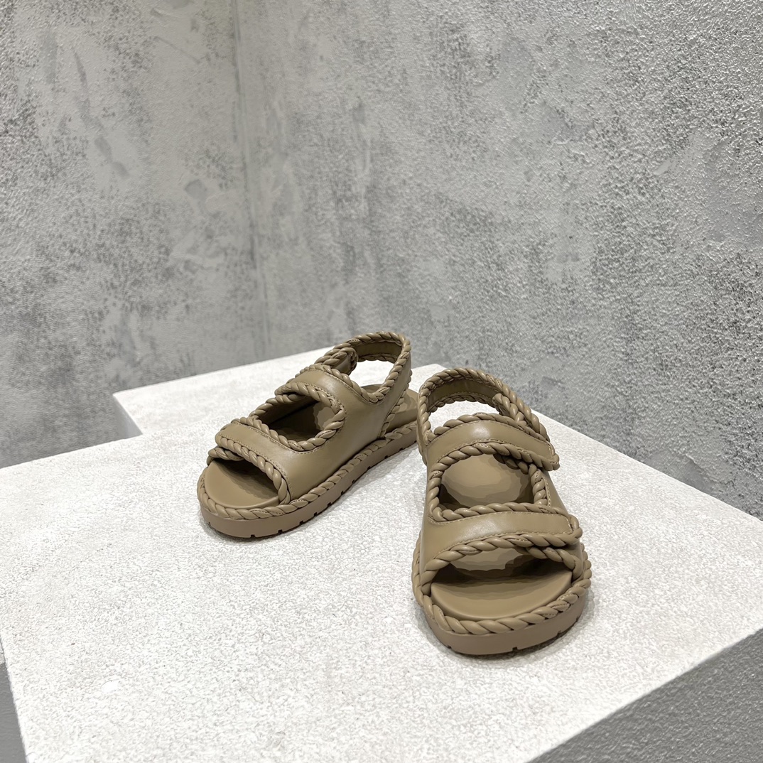 Bottega Veneta Calvin Klein Female Sandals Black M-l-s