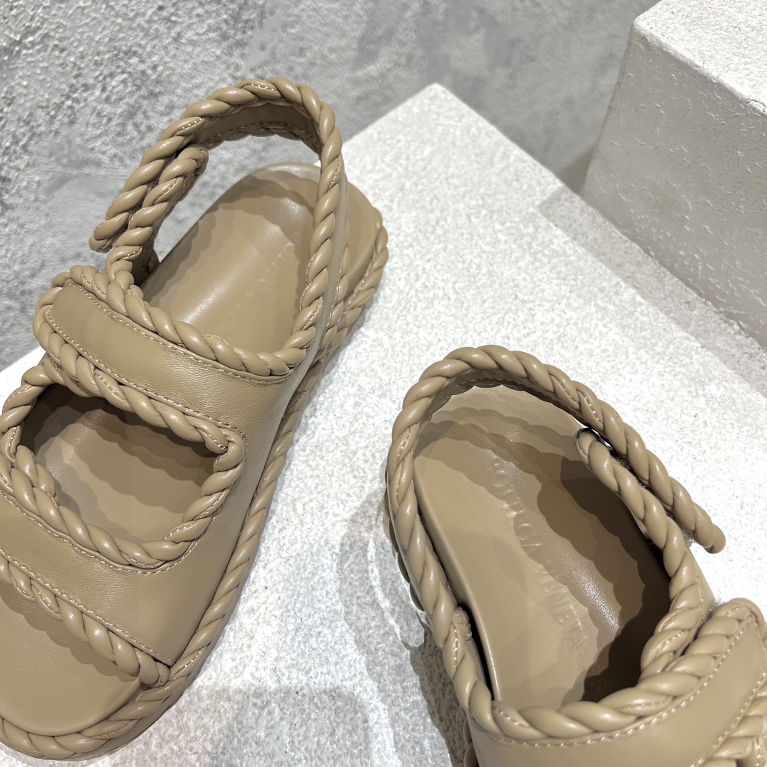 Bottega Veneta Calvin Klein Female Sandals Black M-l-s