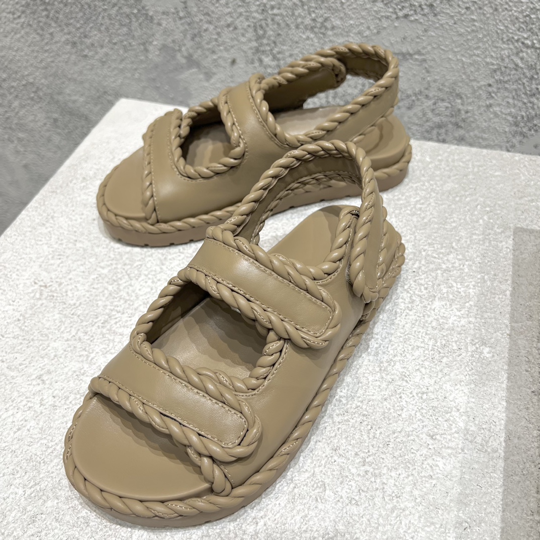 Bottega Veneta Calvin Klein Female Sandals Black M-l-s