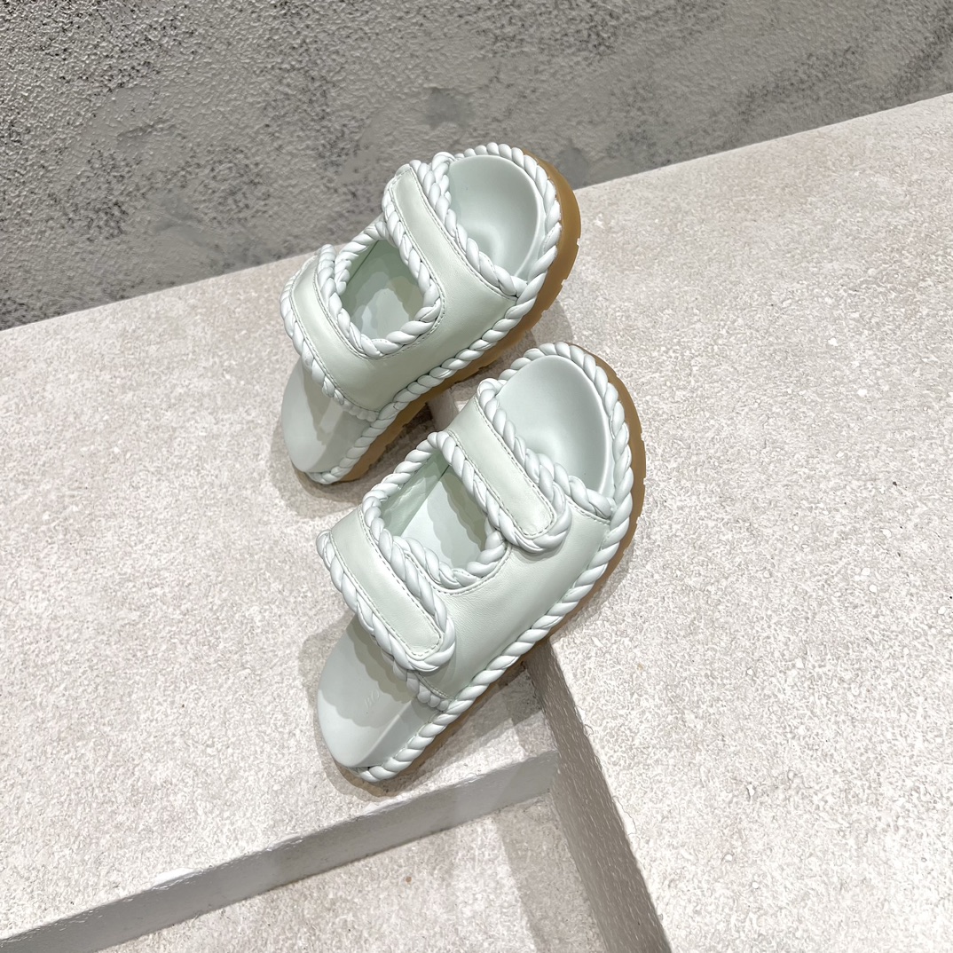 Bottega Veneta Calvin Klein Female Sandals Black M-l-s