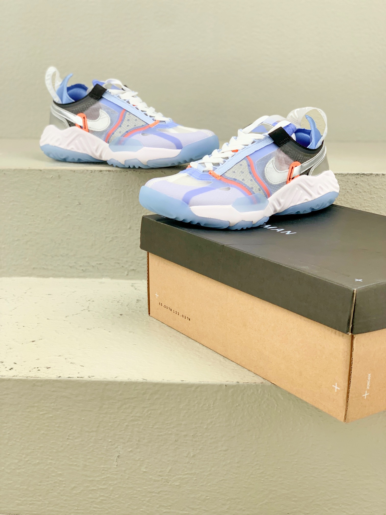 Jordan Nike Sneakers Mesh Breathable M-l