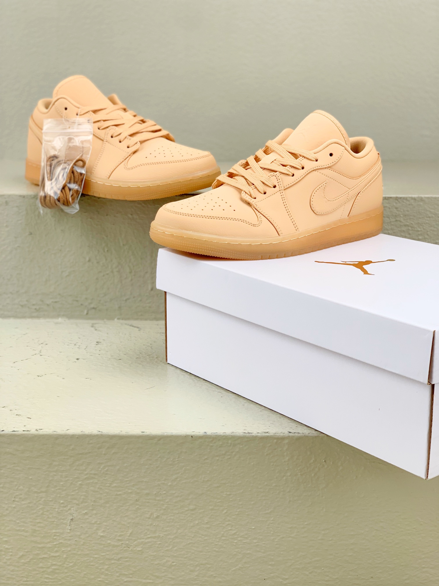 Jordan Nike Basic Shoes Brown L-s