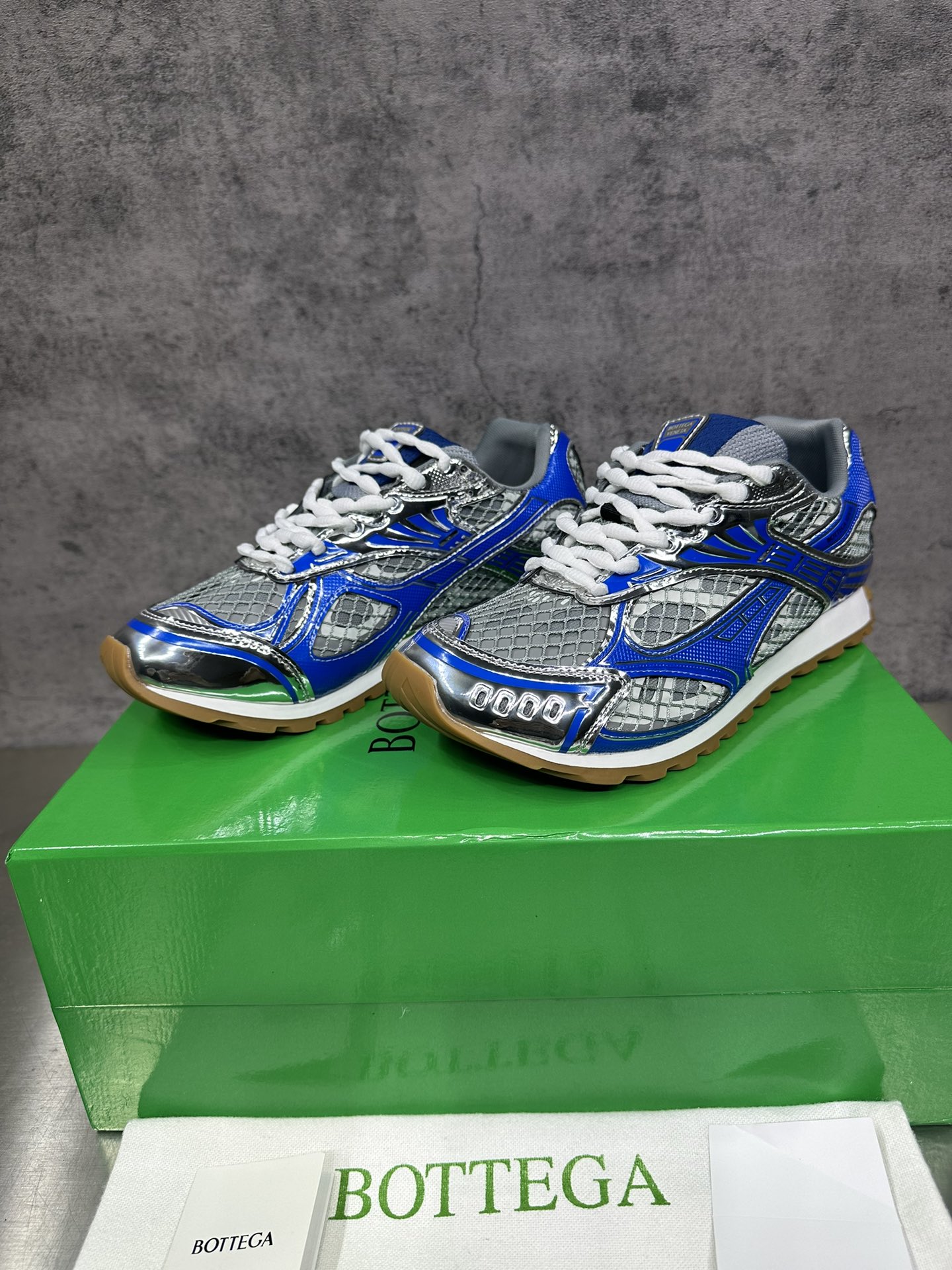 Bottega Veneta Male Sneakers Mesh 45