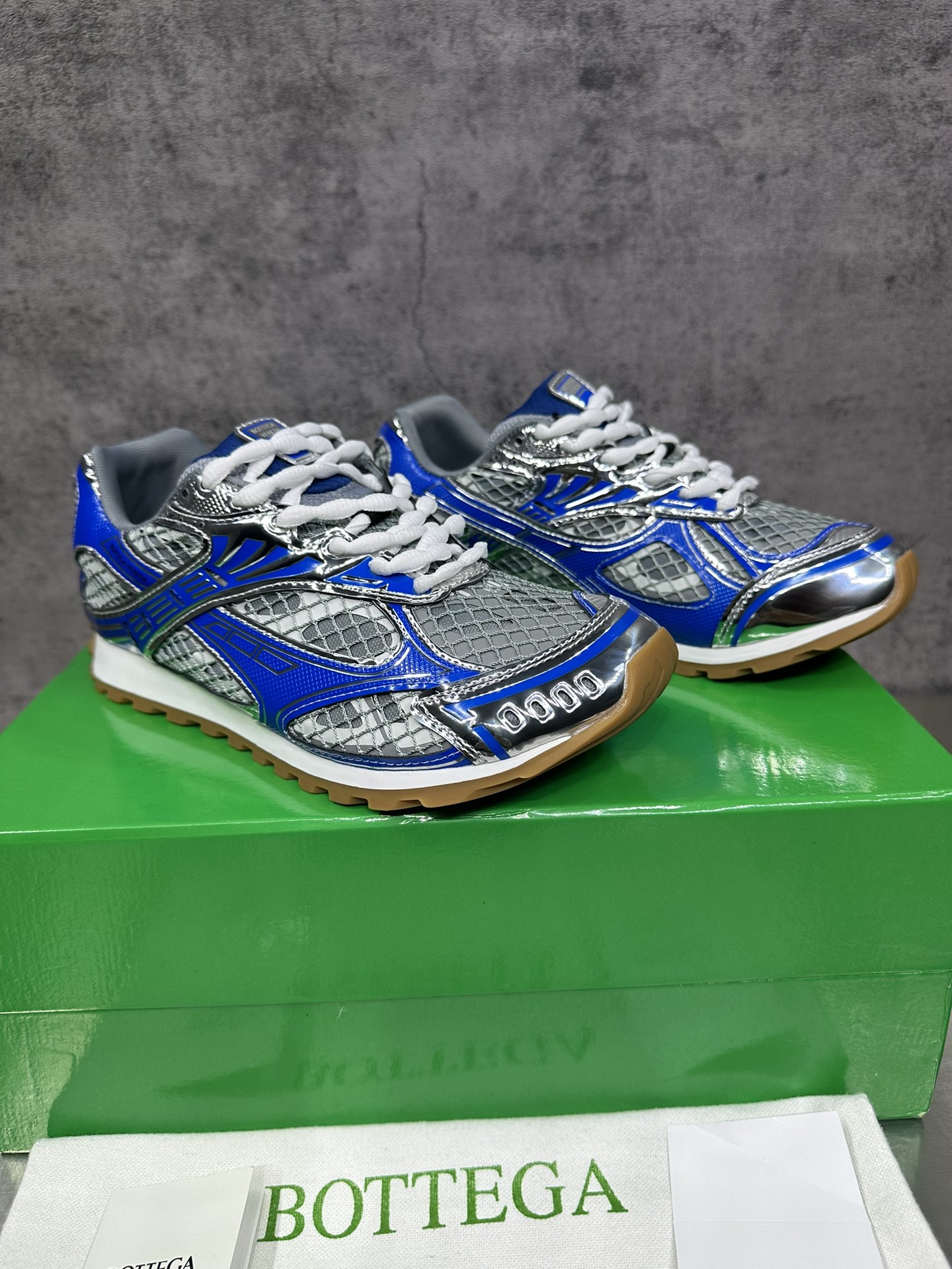 Bottega Veneta Male Sneakers Mesh 45