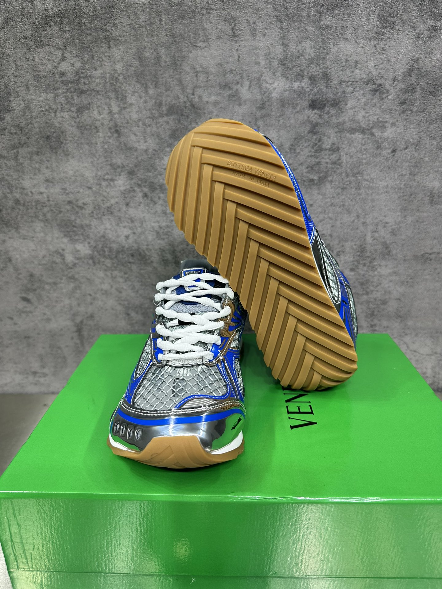 Bottega Veneta Male Sneakers Mesh 45