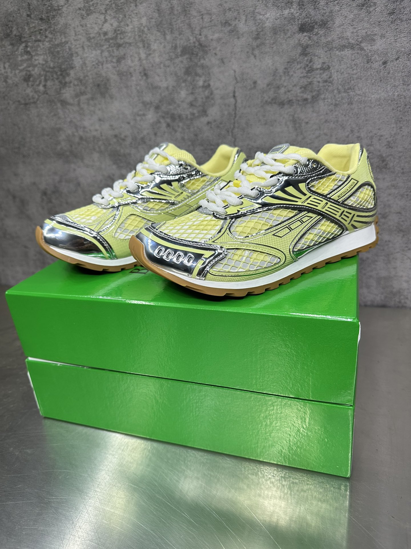 Bottega Veneta Male Sneakers Mesh 45