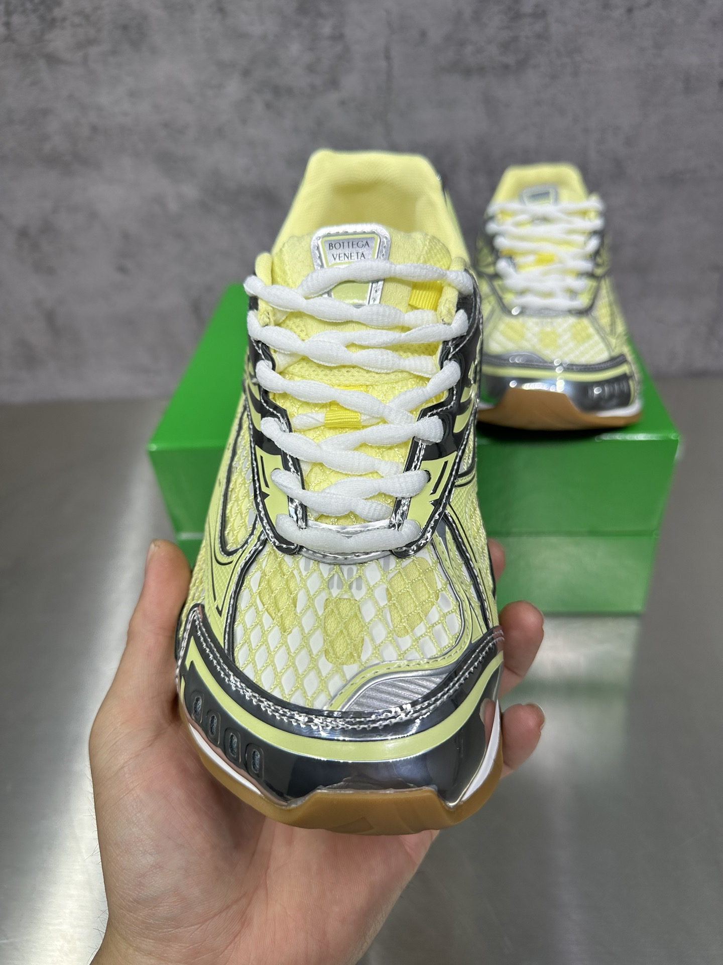 Bottega Veneta Male Sneakers Mesh 45