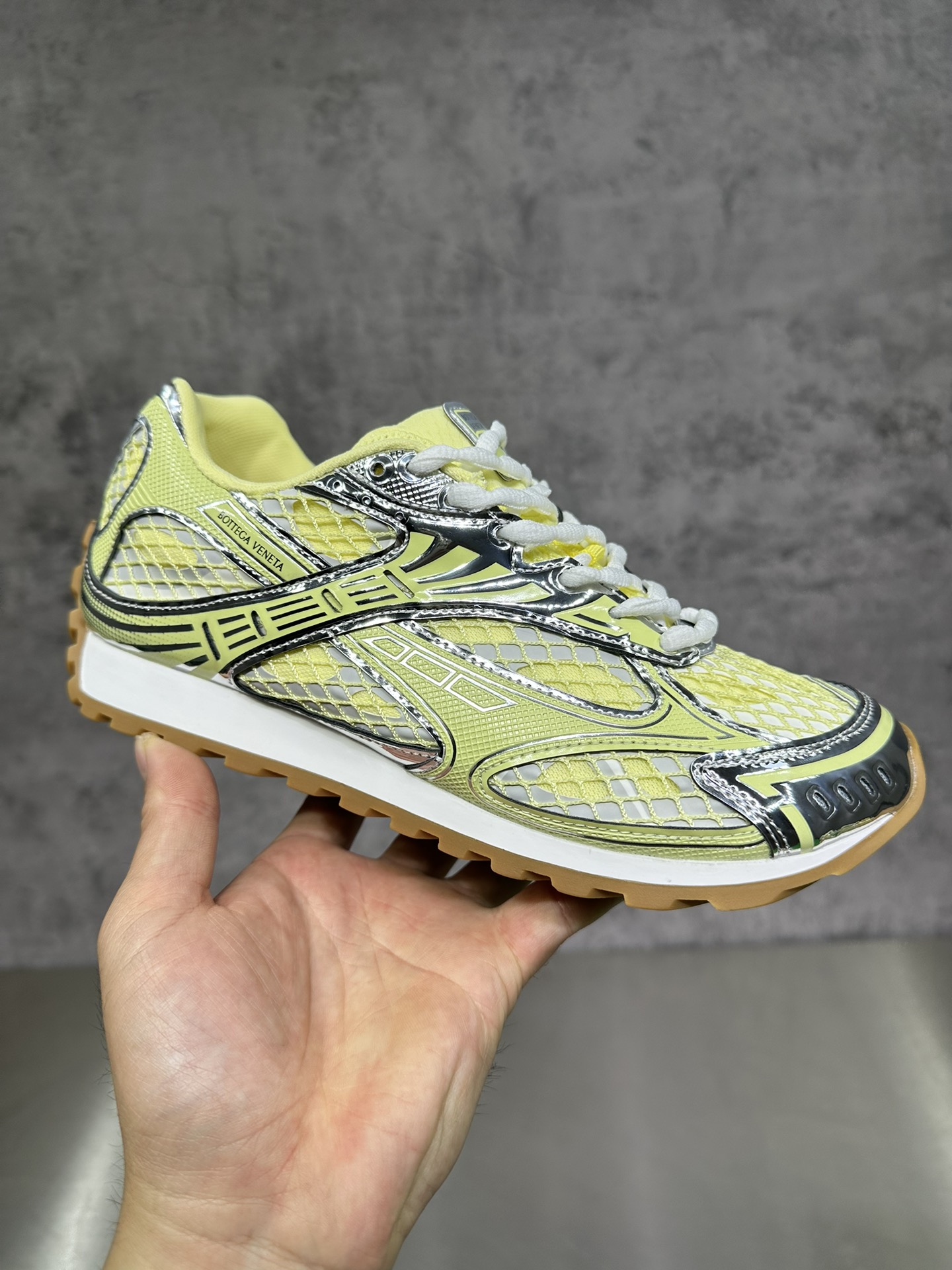 Bottega Veneta Male Sneakers Mesh 45