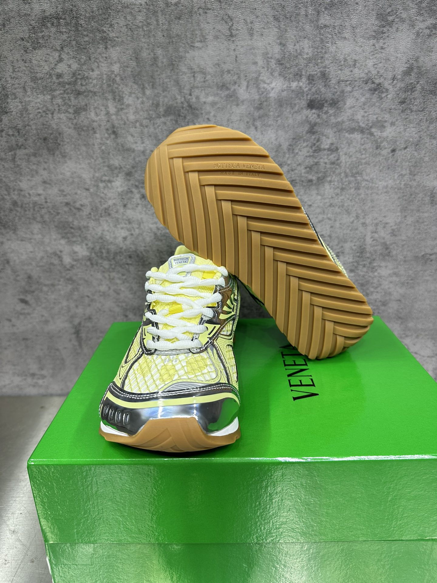 Bottega Veneta Male Sneakers Mesh 45
