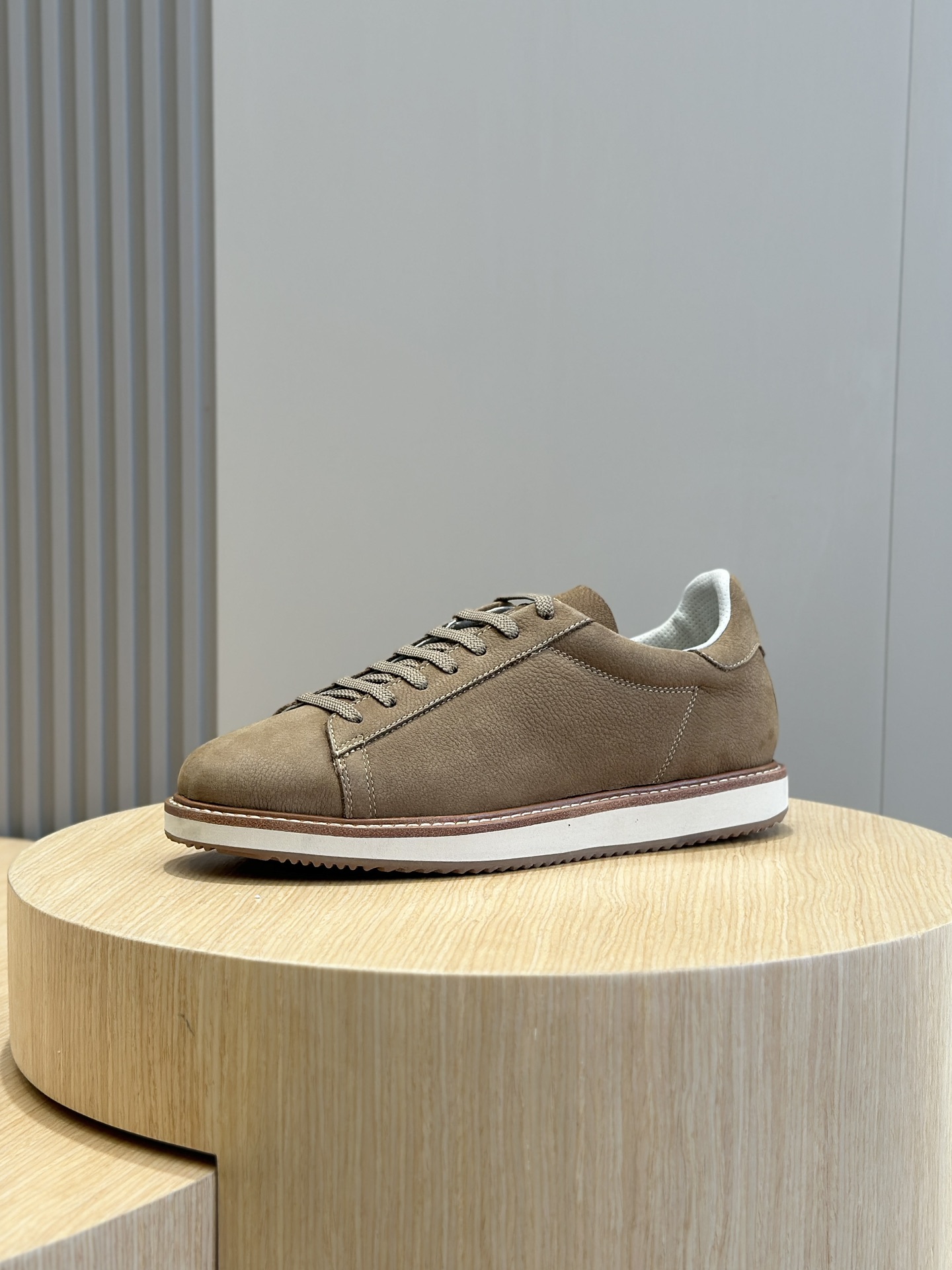 Male Leather Shoes Real Leather White Breathable M-l-s