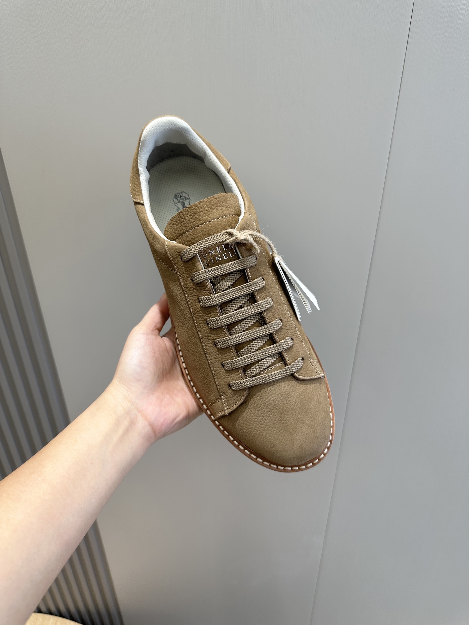 Male Leather Shoes Real Leather White Breathable M-l-s