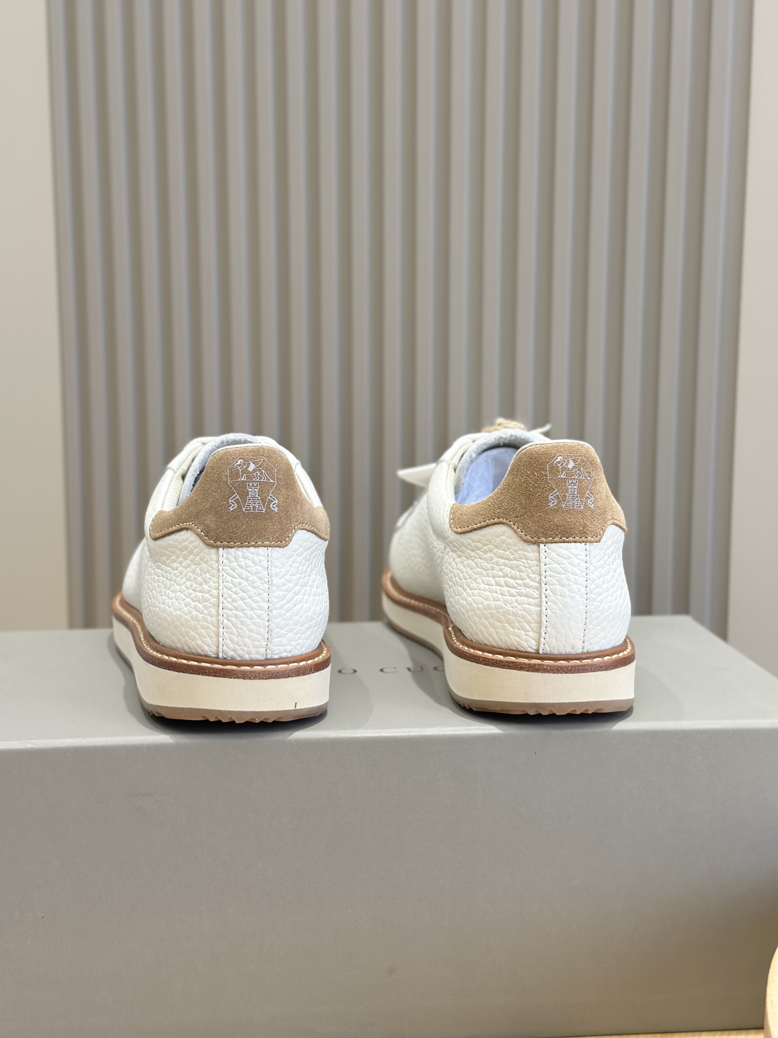 Male Leather Shoes Real Leather White Breathable M-l-s