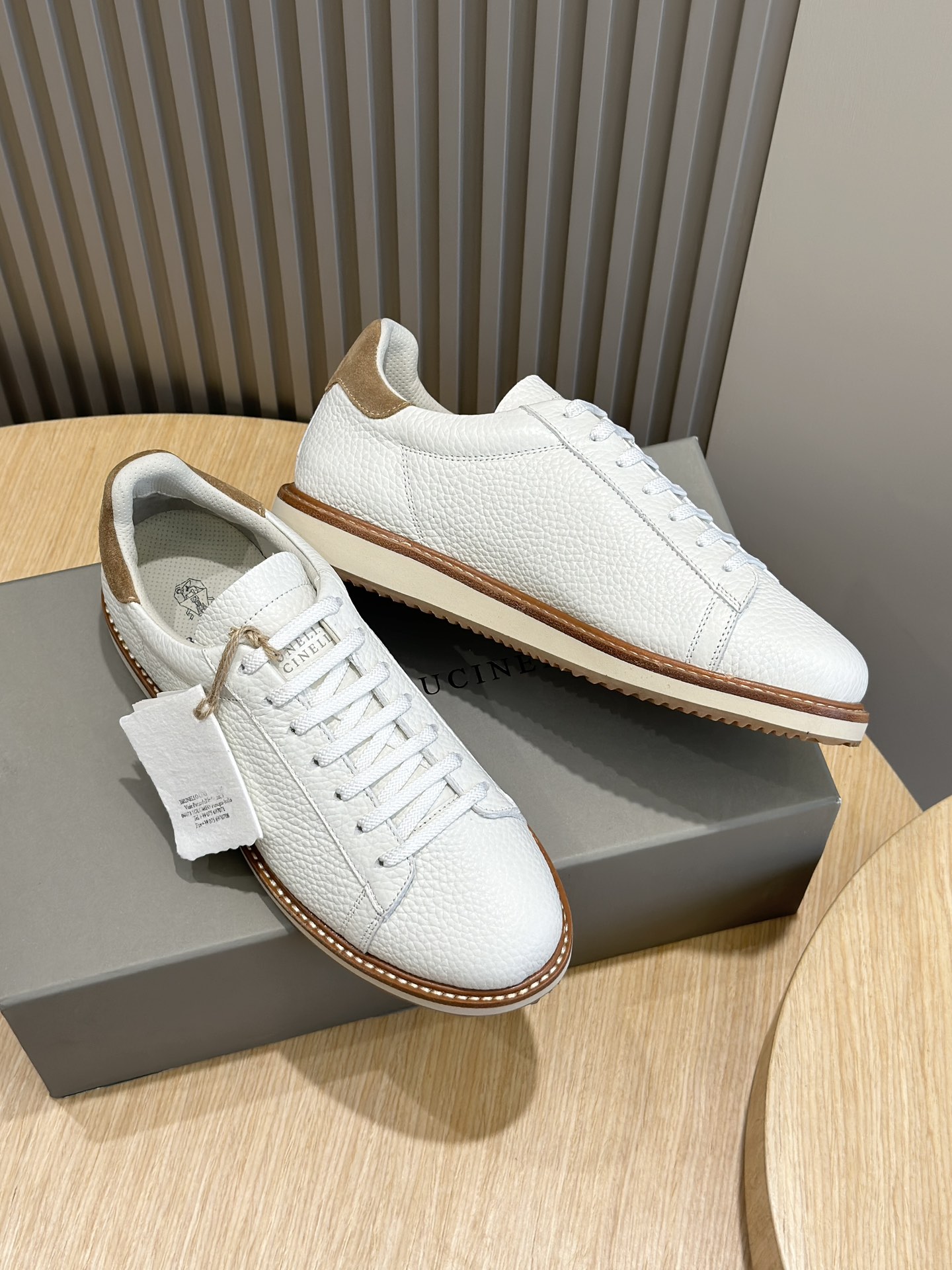 Male Leather Shoes Real Leather White Breathable M-l-s