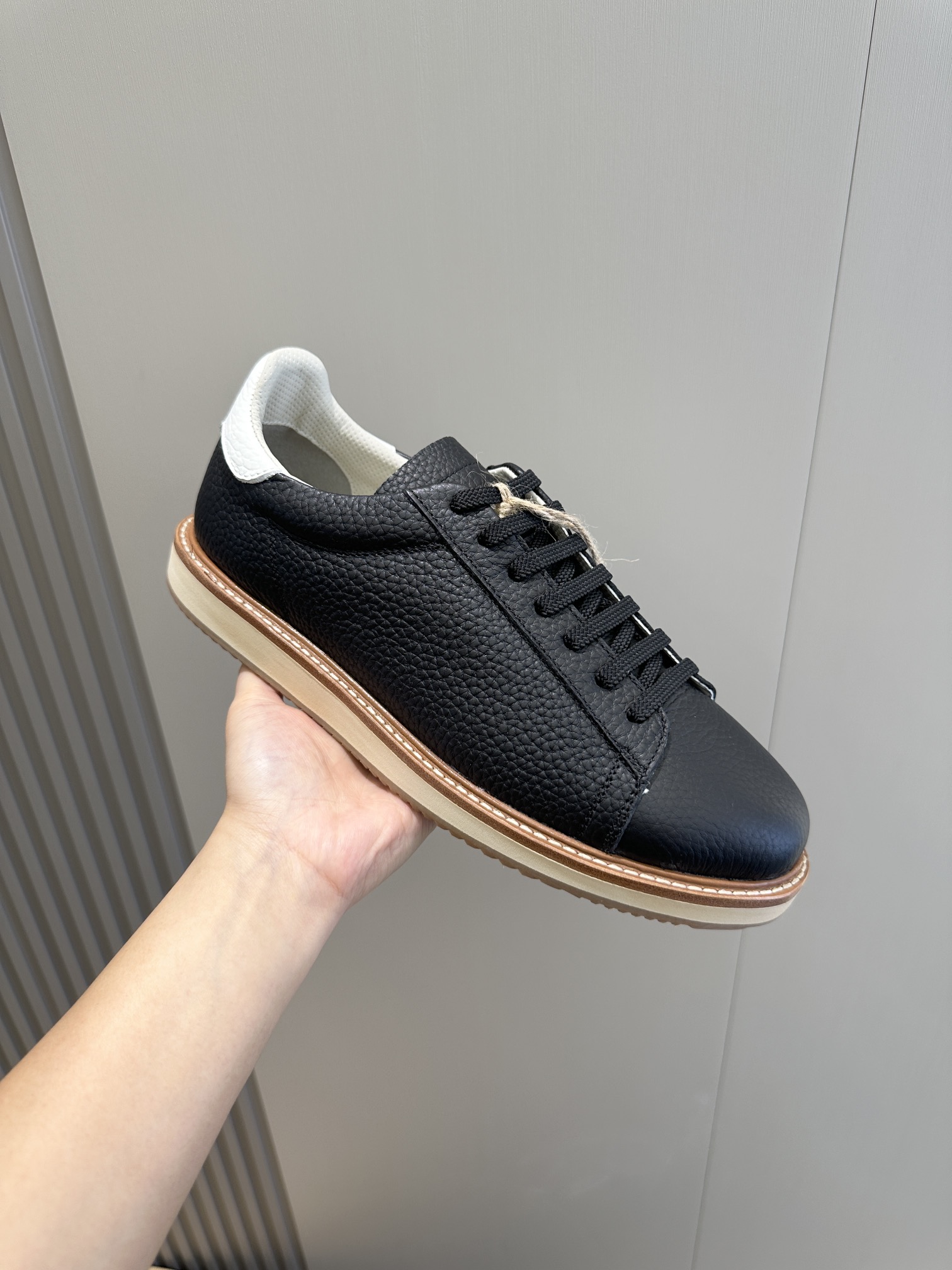 Male Leather Shoes Real Leather White Breathable M-l-s