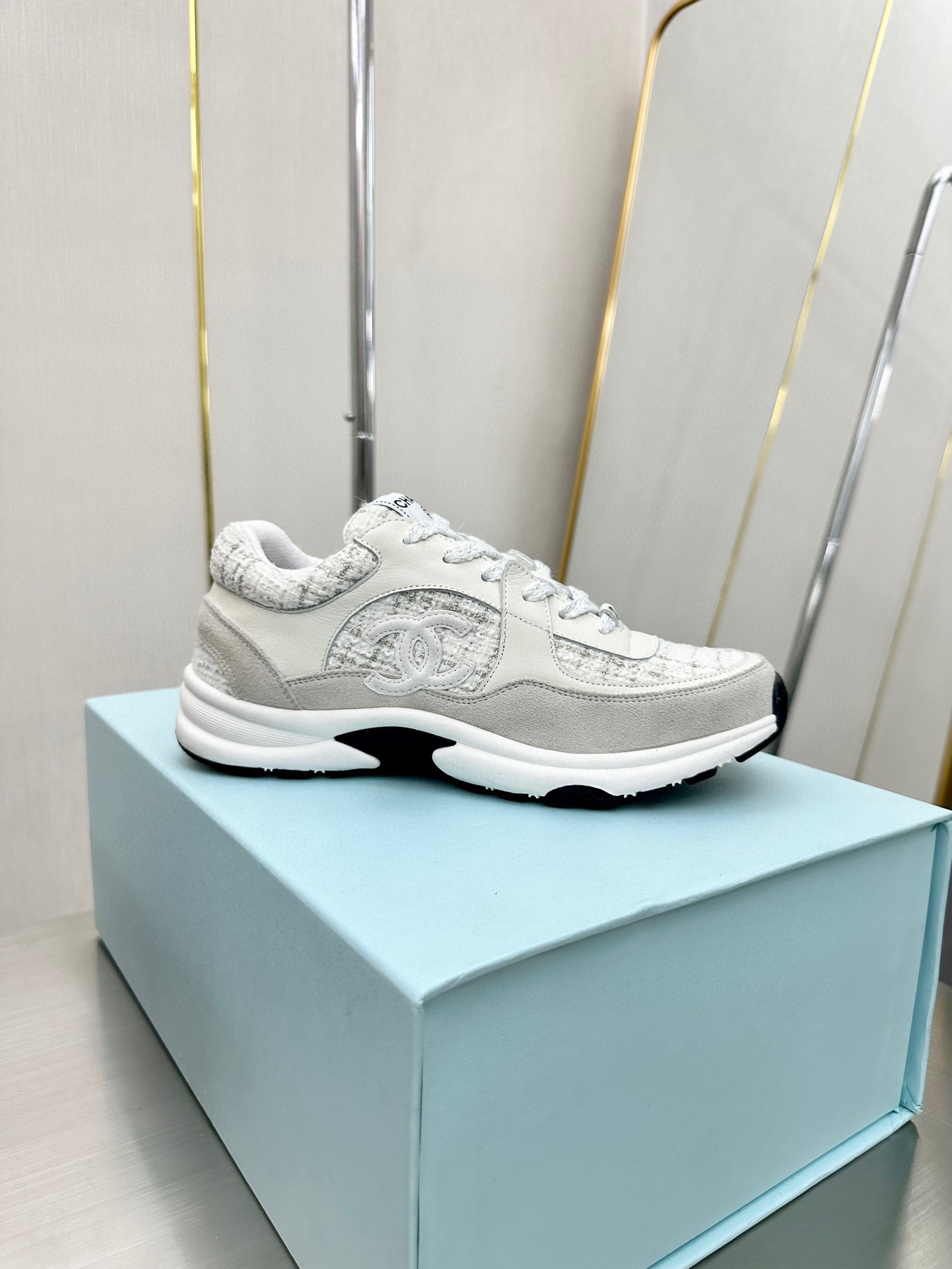 Chanel Male Sneakers Breathable L
