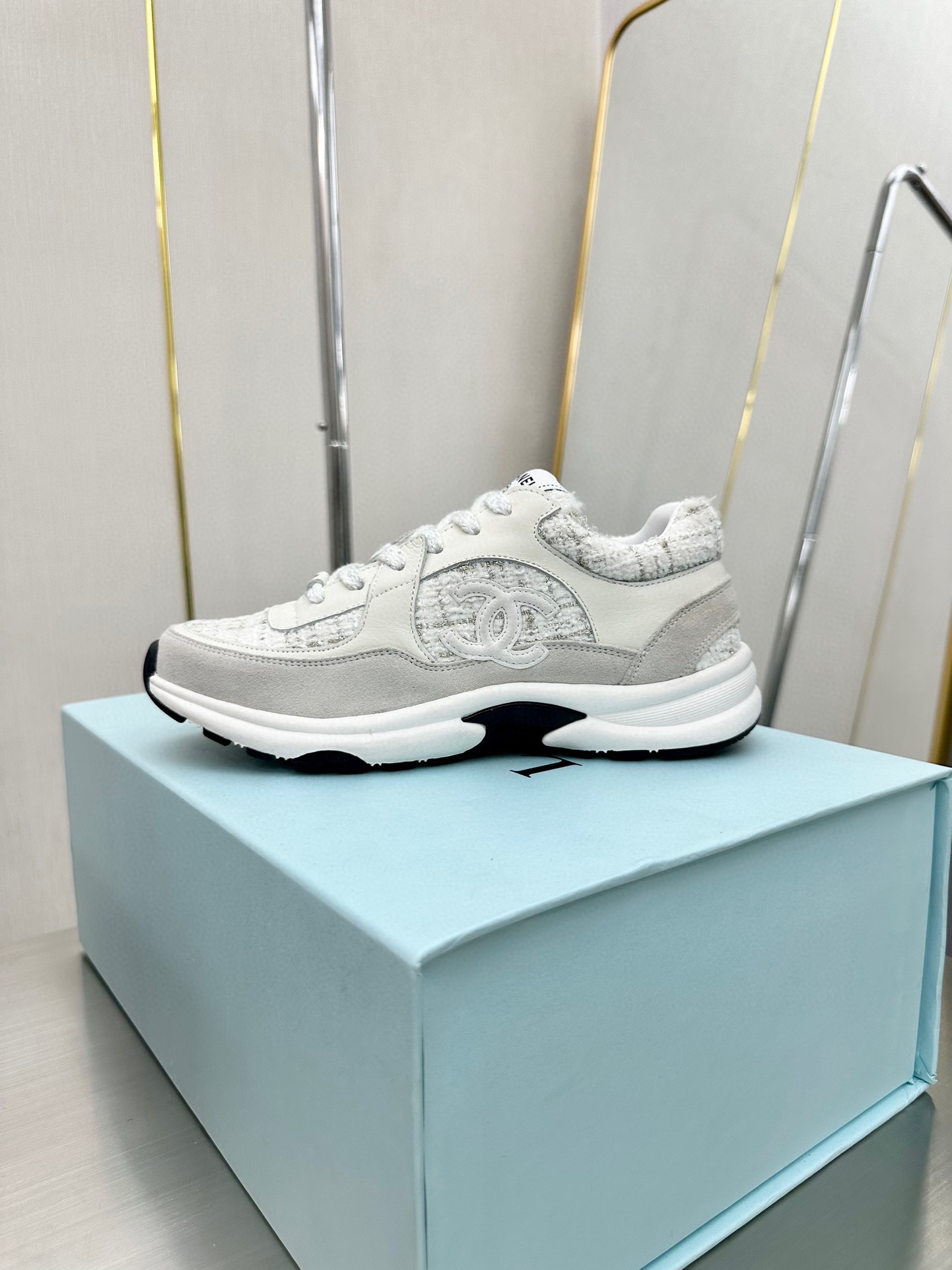 Chanel Male Sneakers Breathable L