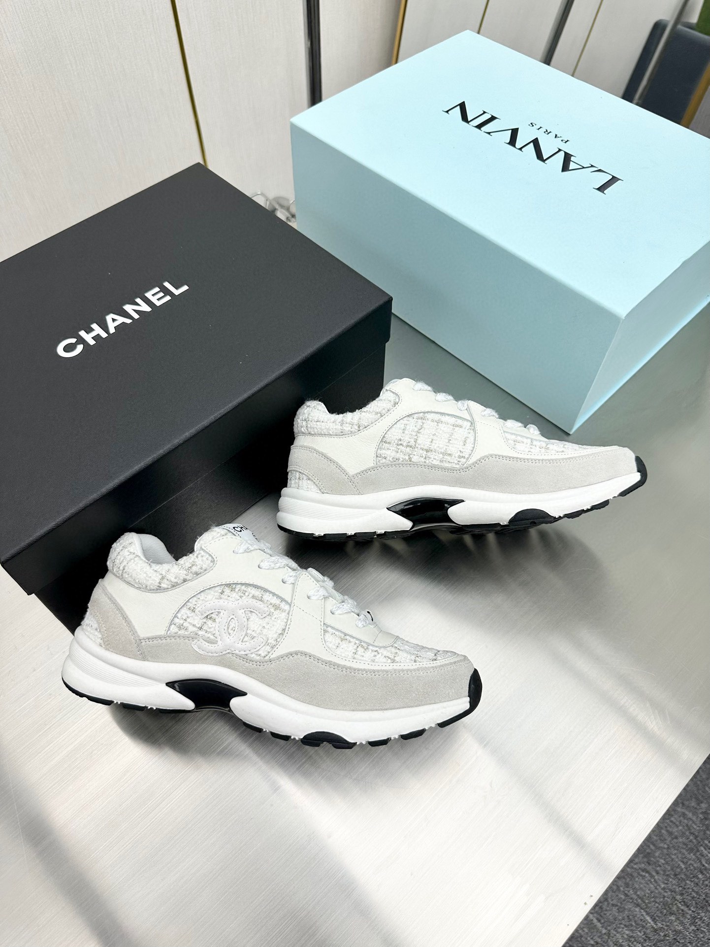 Chanel Male Sneakers Breathable L