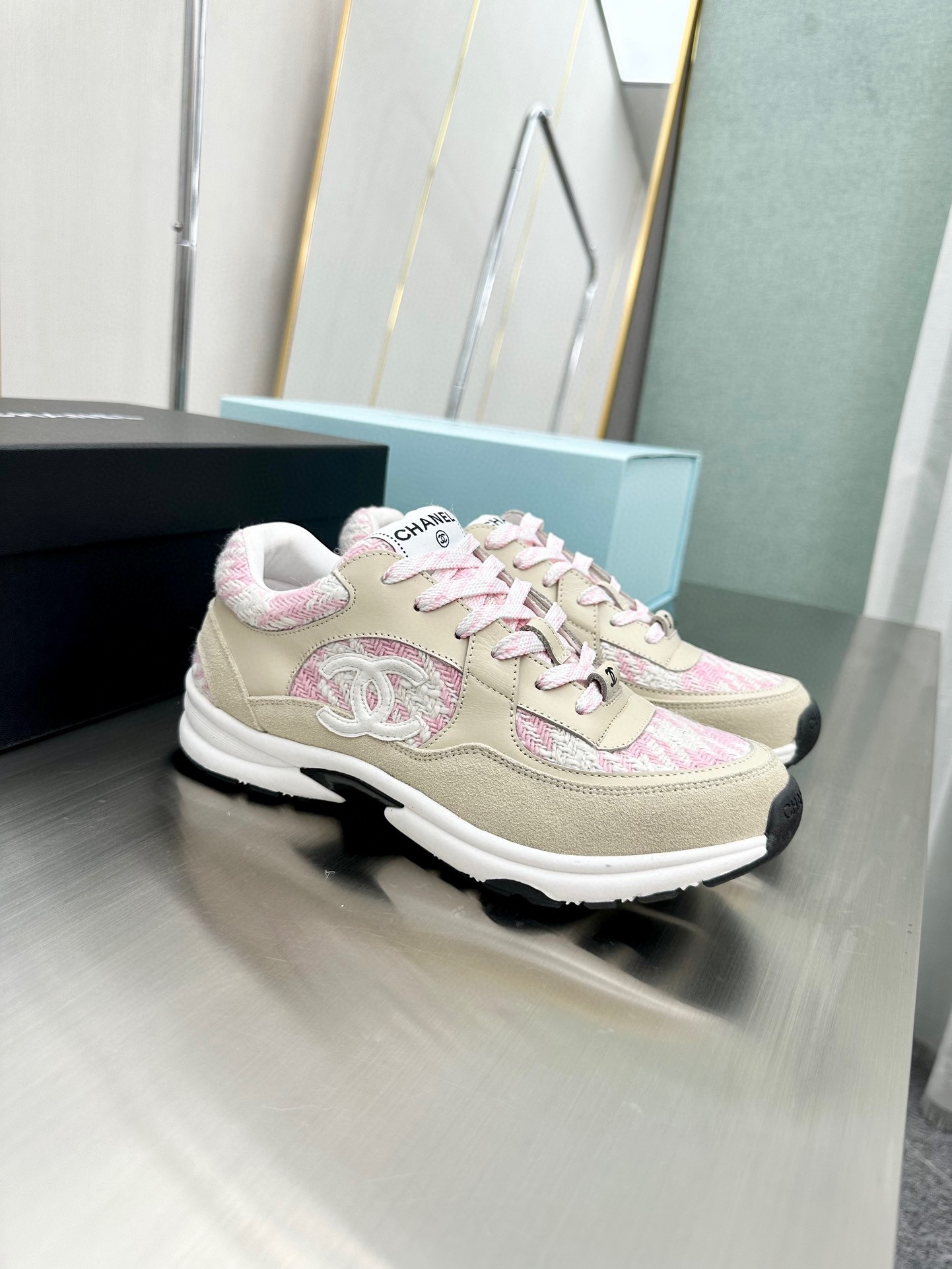 Chanel Male Sneakers Breathable L