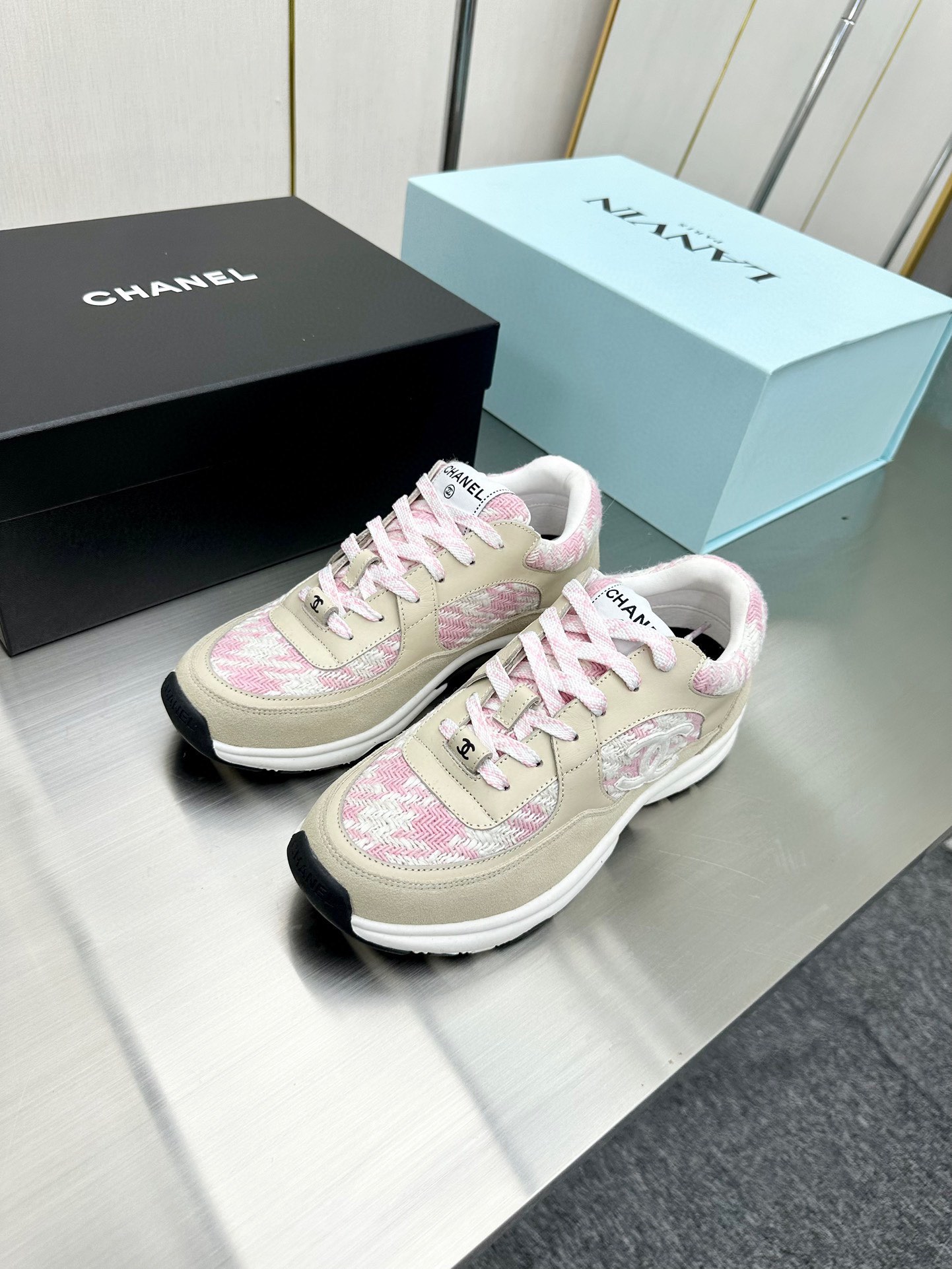 Chanel Male Sneakers Breathable L